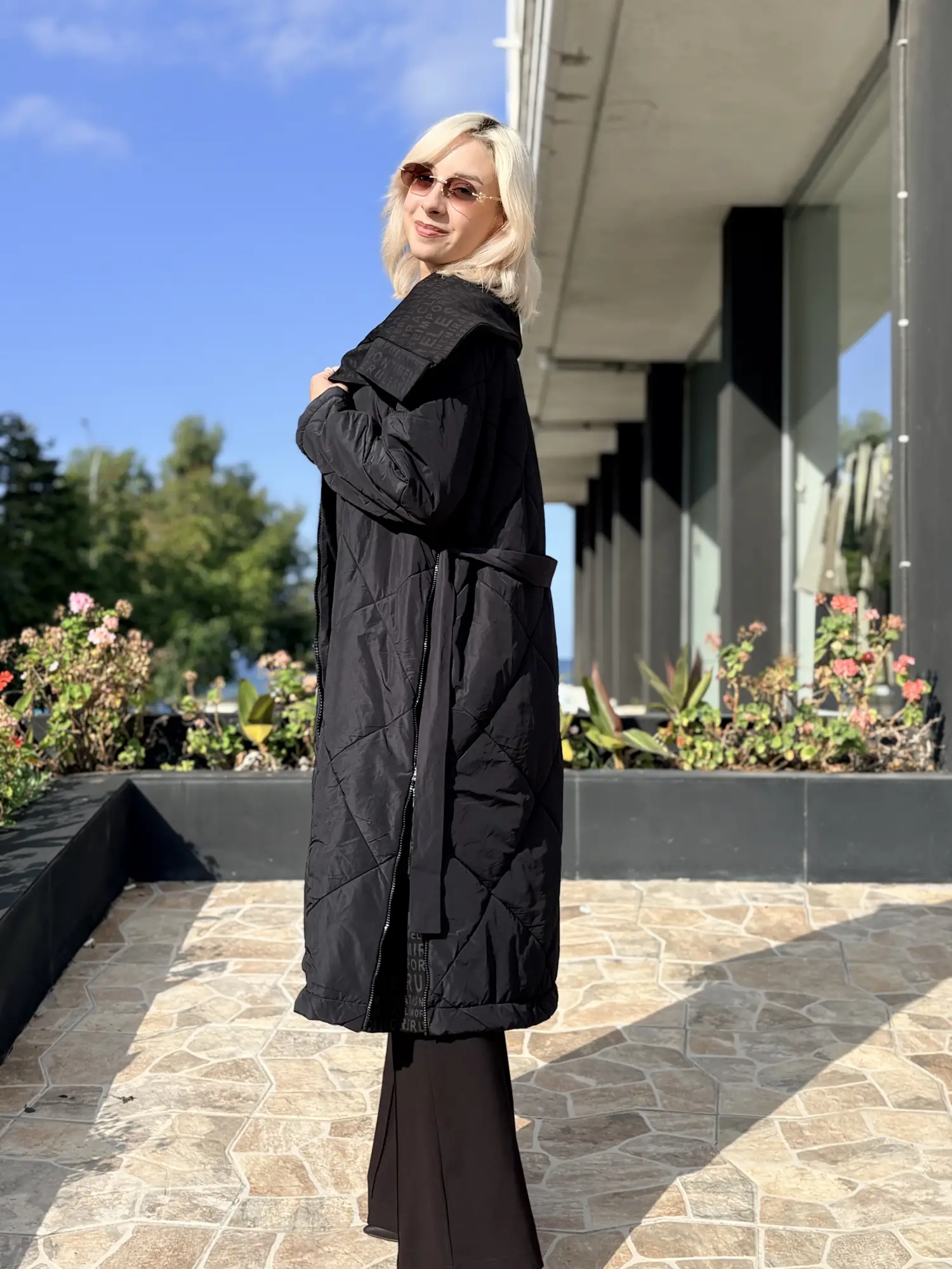 Misswhence Fermuar ve Dikiş Detaylı Şişme Mont 40536