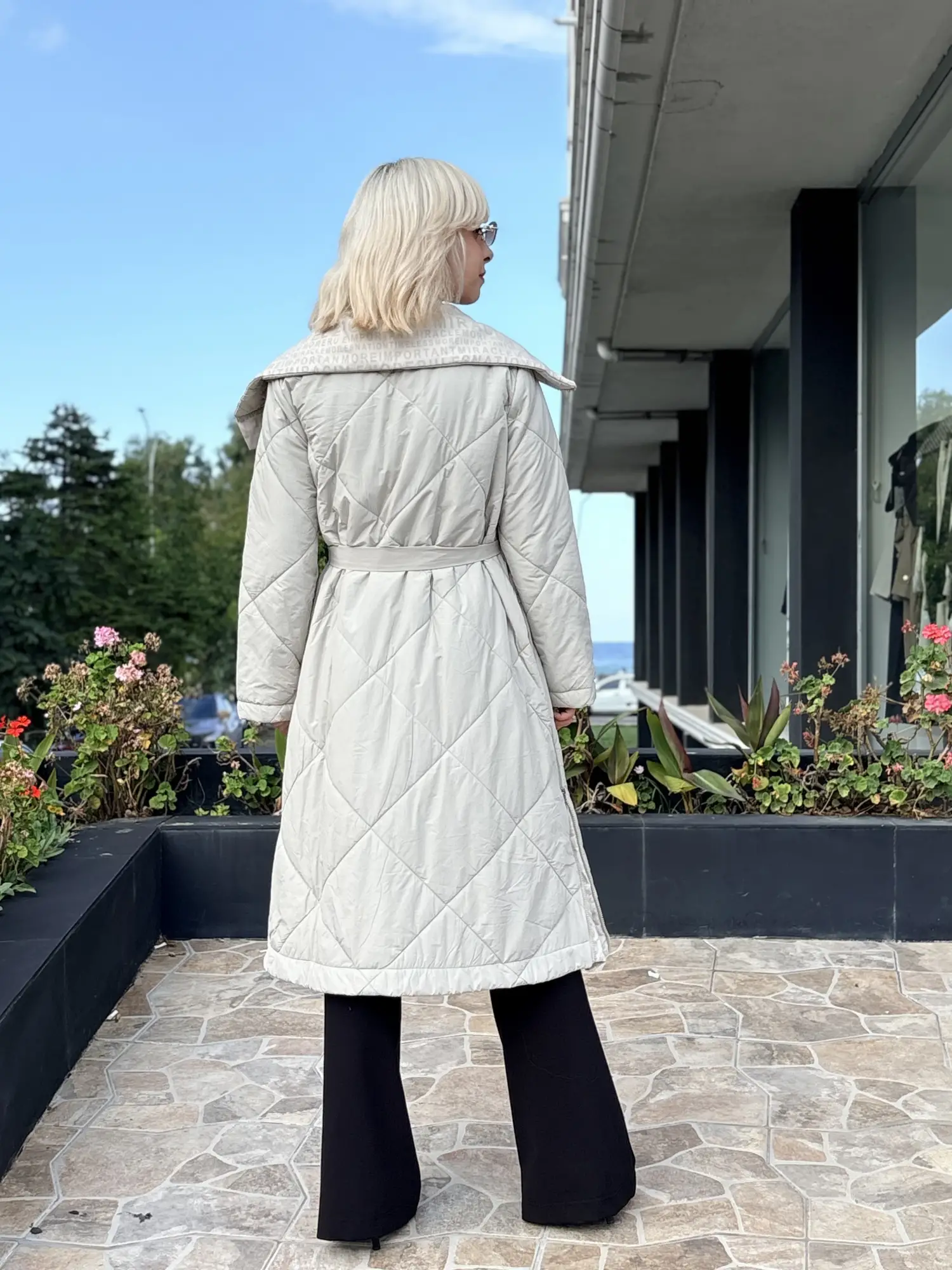 Misswhence Fermuar ve Dikiş Detaylı Şişme Mont 40536