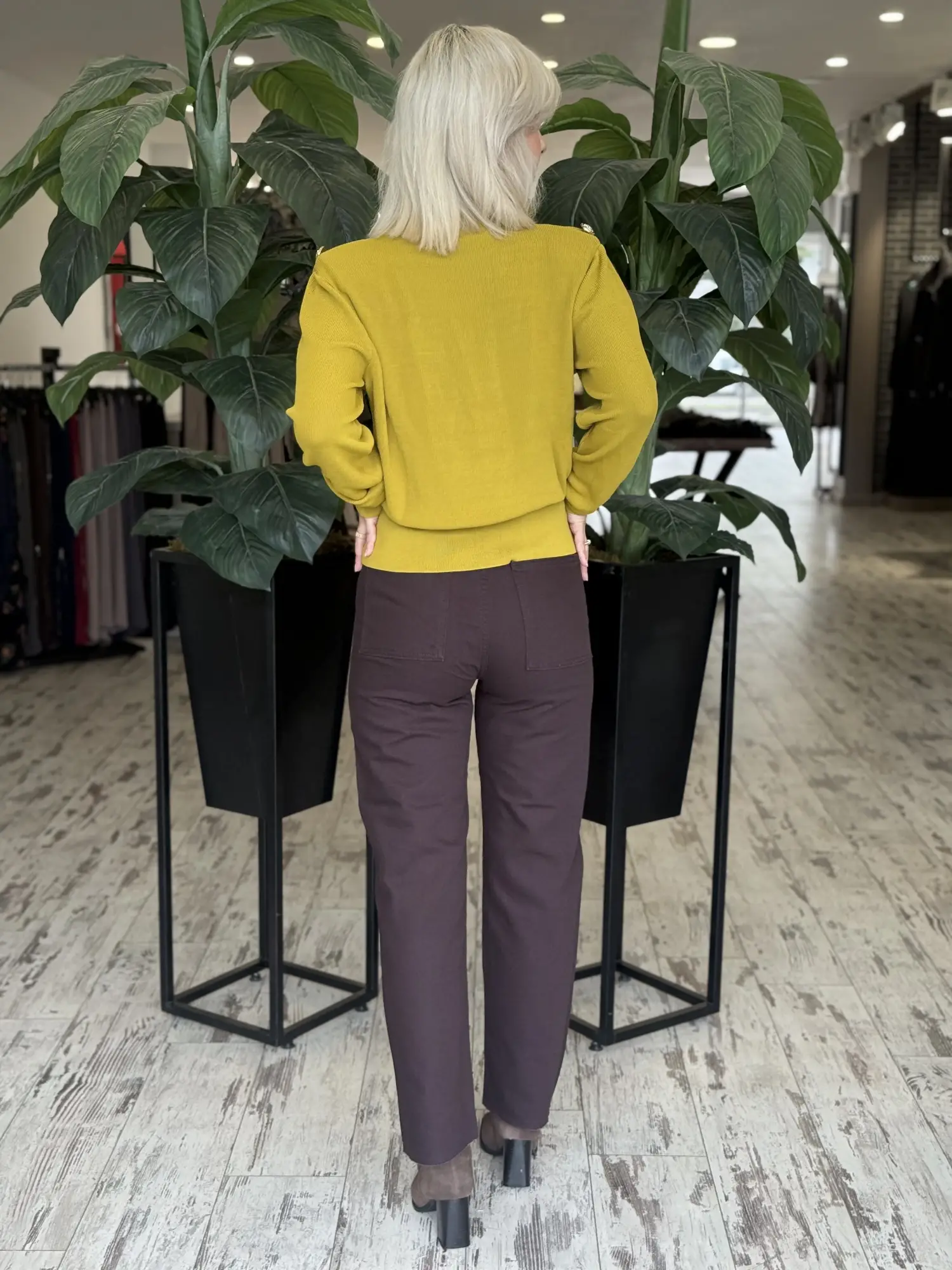 QooQ Store Kesik Paça Straight Jean Pantolon 27FW332