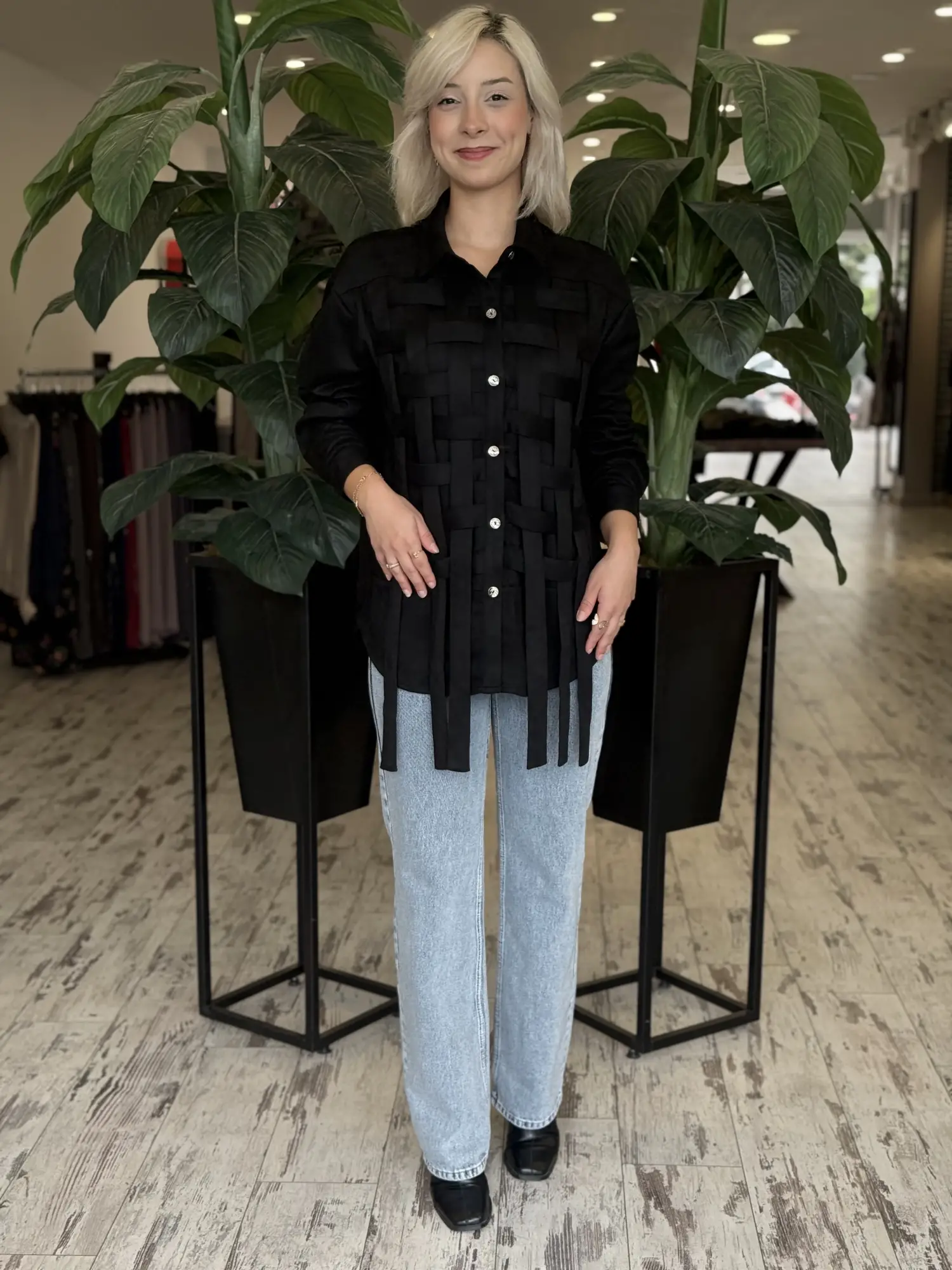 QooQ Store Kesik Paça Straight Jean Pantolon 27FW332