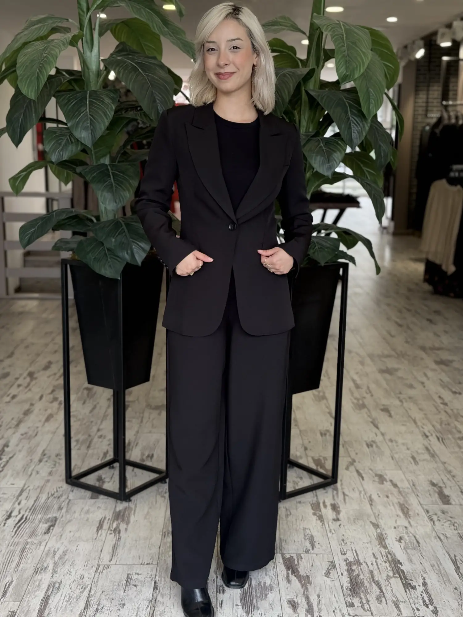 Ghisa Fit Blazer Ceket Pantolon Takım G9415