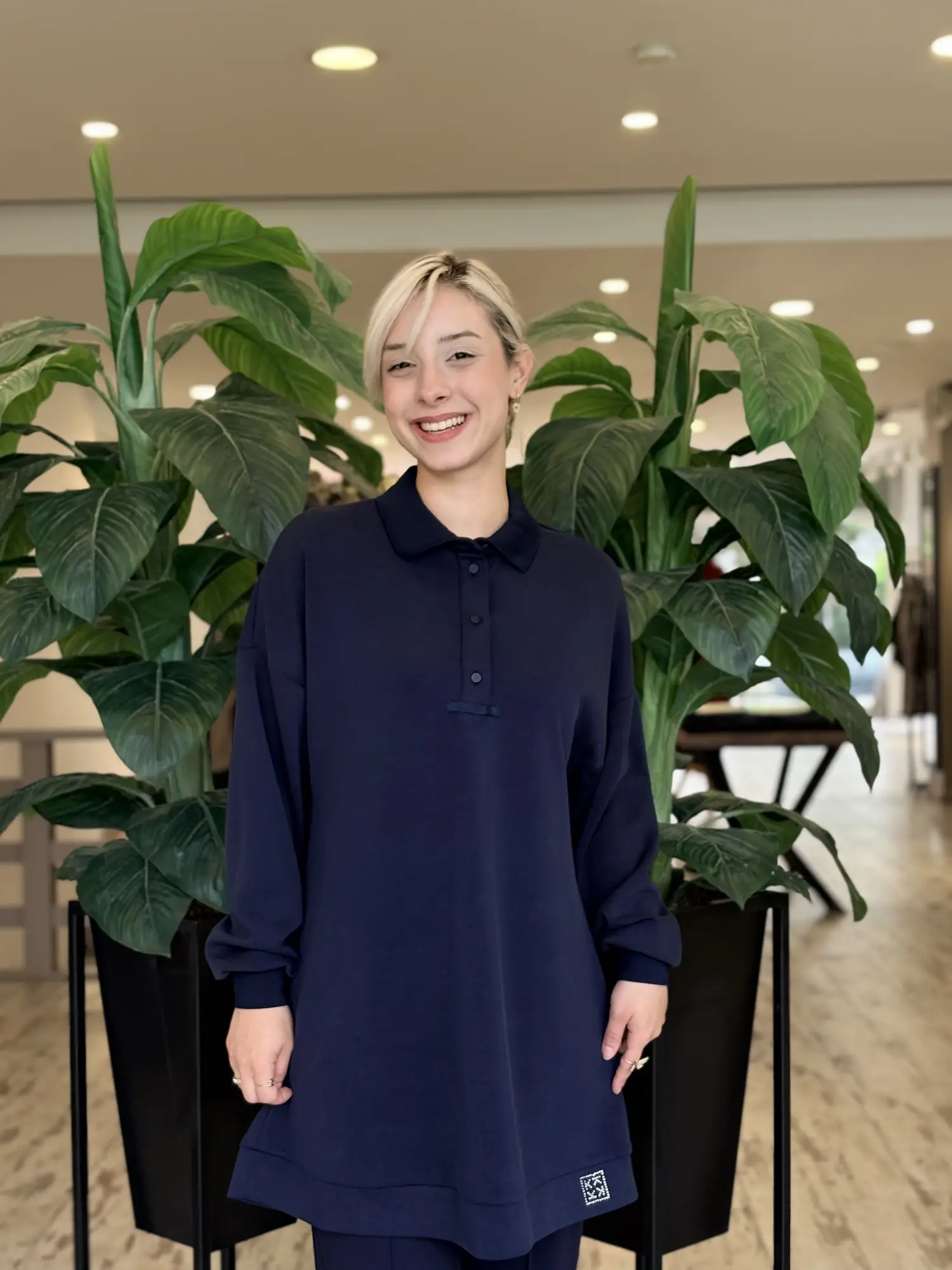 Kayra Polo Yaka Rahat Tunik KA31063