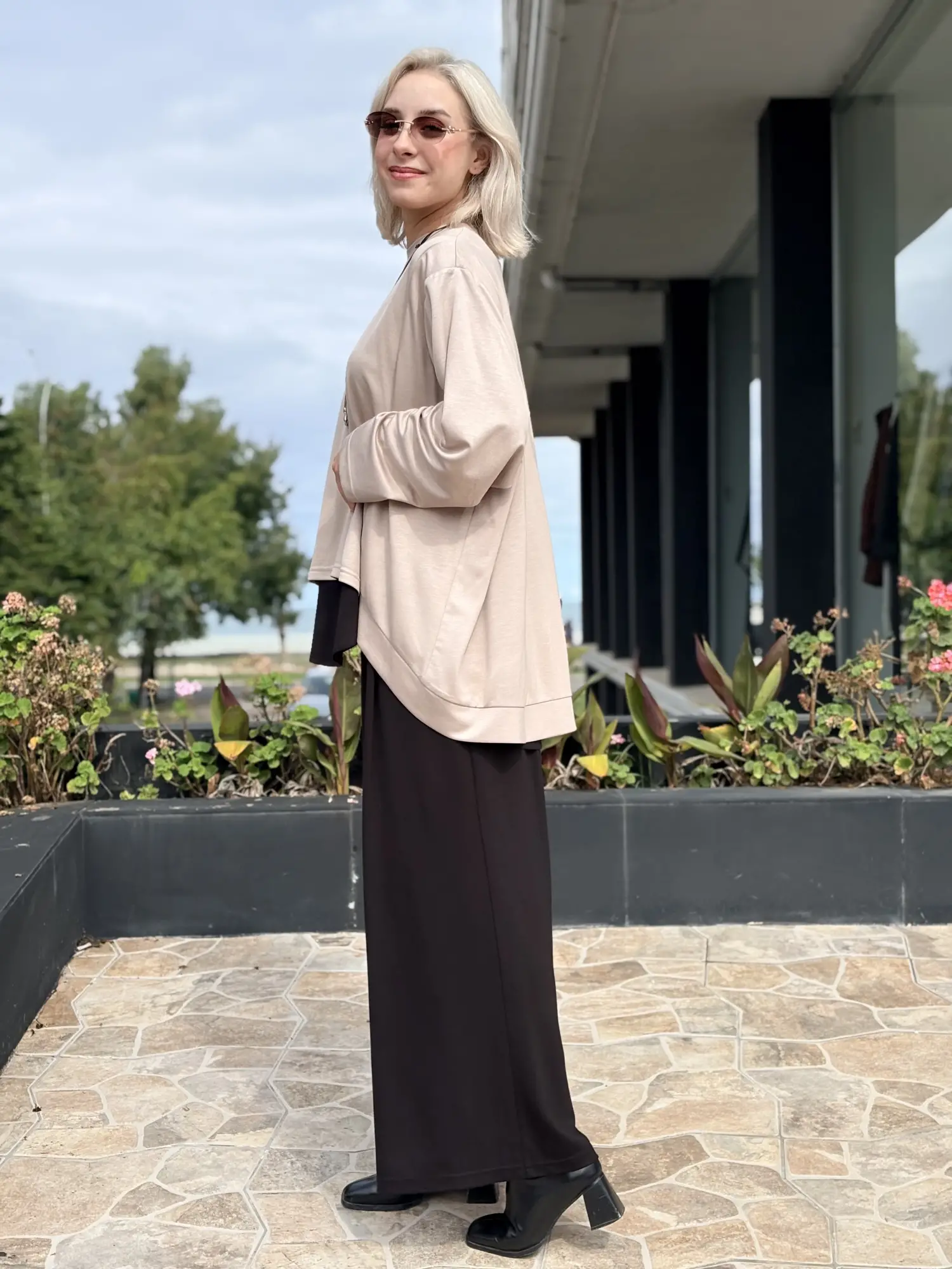 Almarwah Rahat Dörtlü Tunik Pantolon Takım 203083