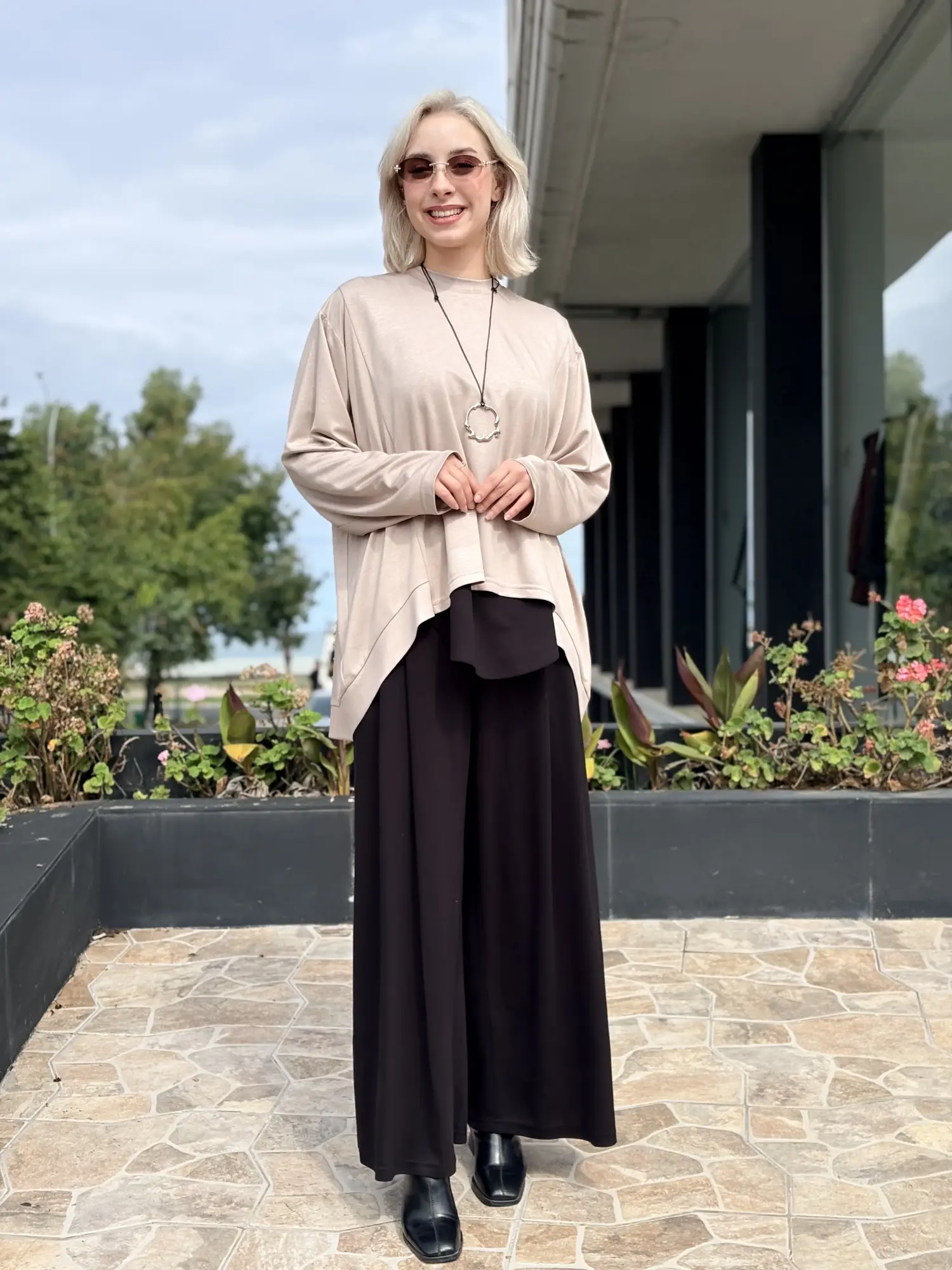 Almarwah Rahat Dörtlü Tunik Pantolon Takım 203083