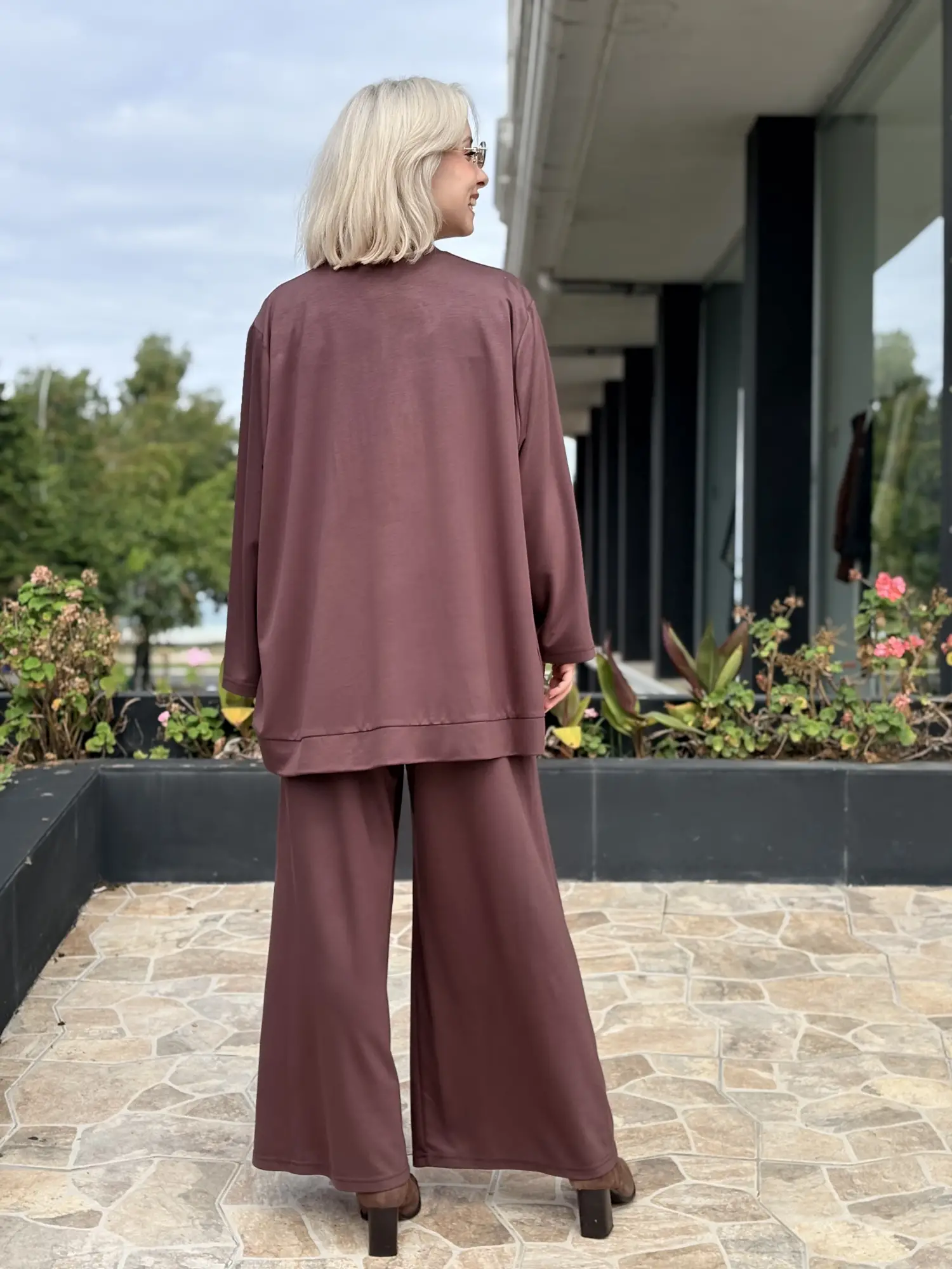 Almarwah Rahat Dörtlü Tunik Pantolon Takım 203083