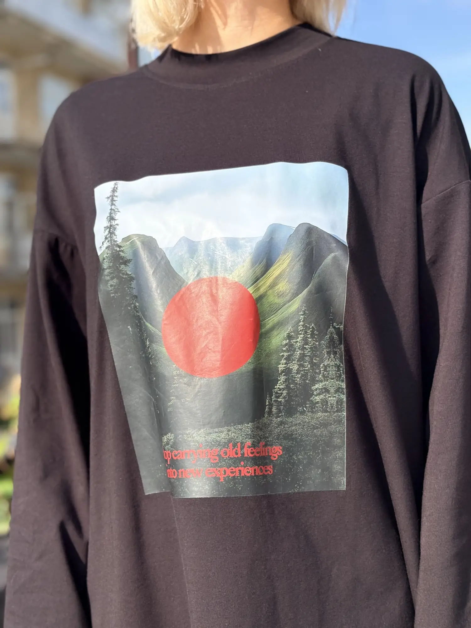 Almarwah Baskı Detaylı Sweat Tunik ALL1009