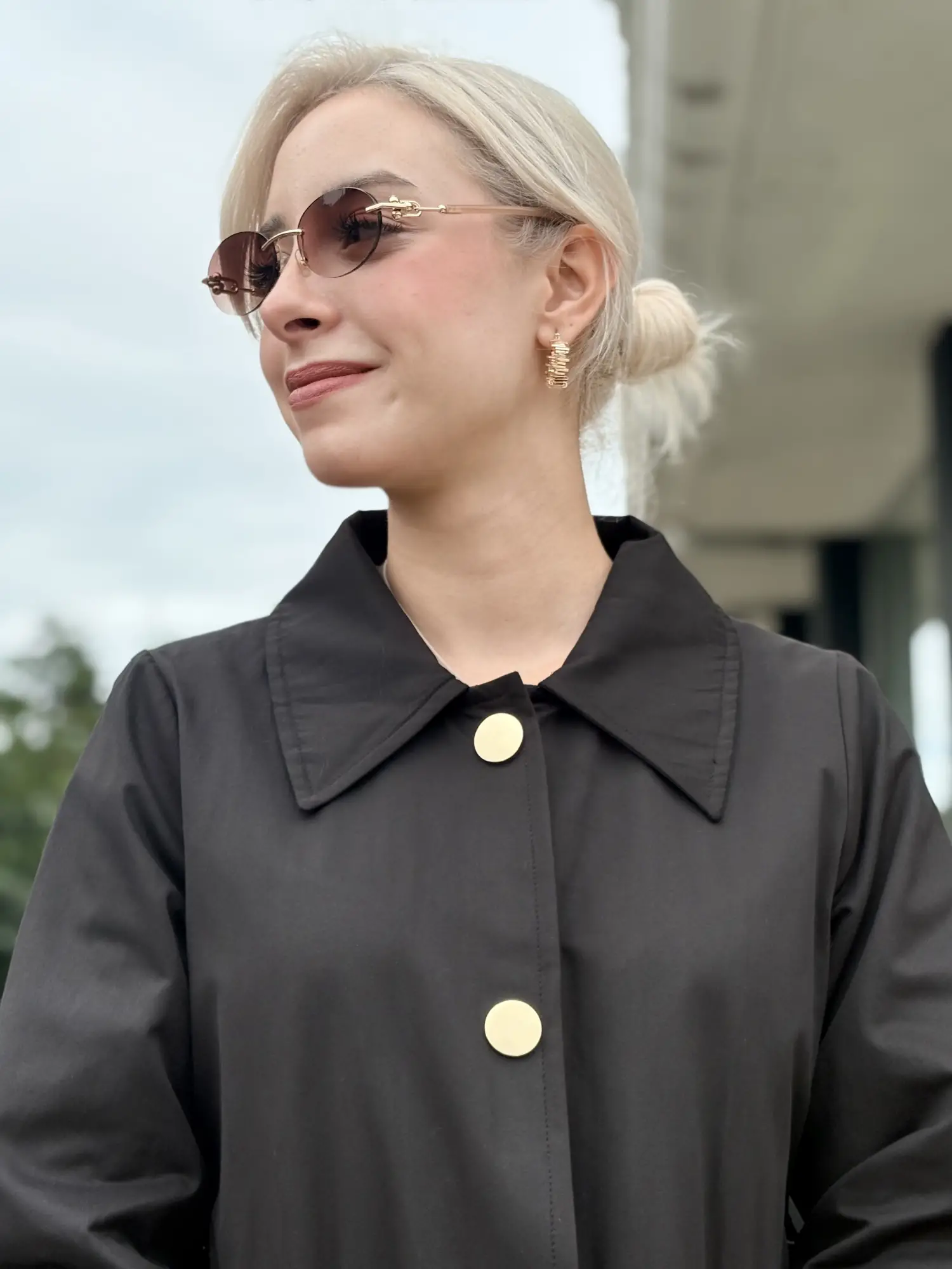 Beiaz Mora Kuşaklı Trenchkot SK271003
