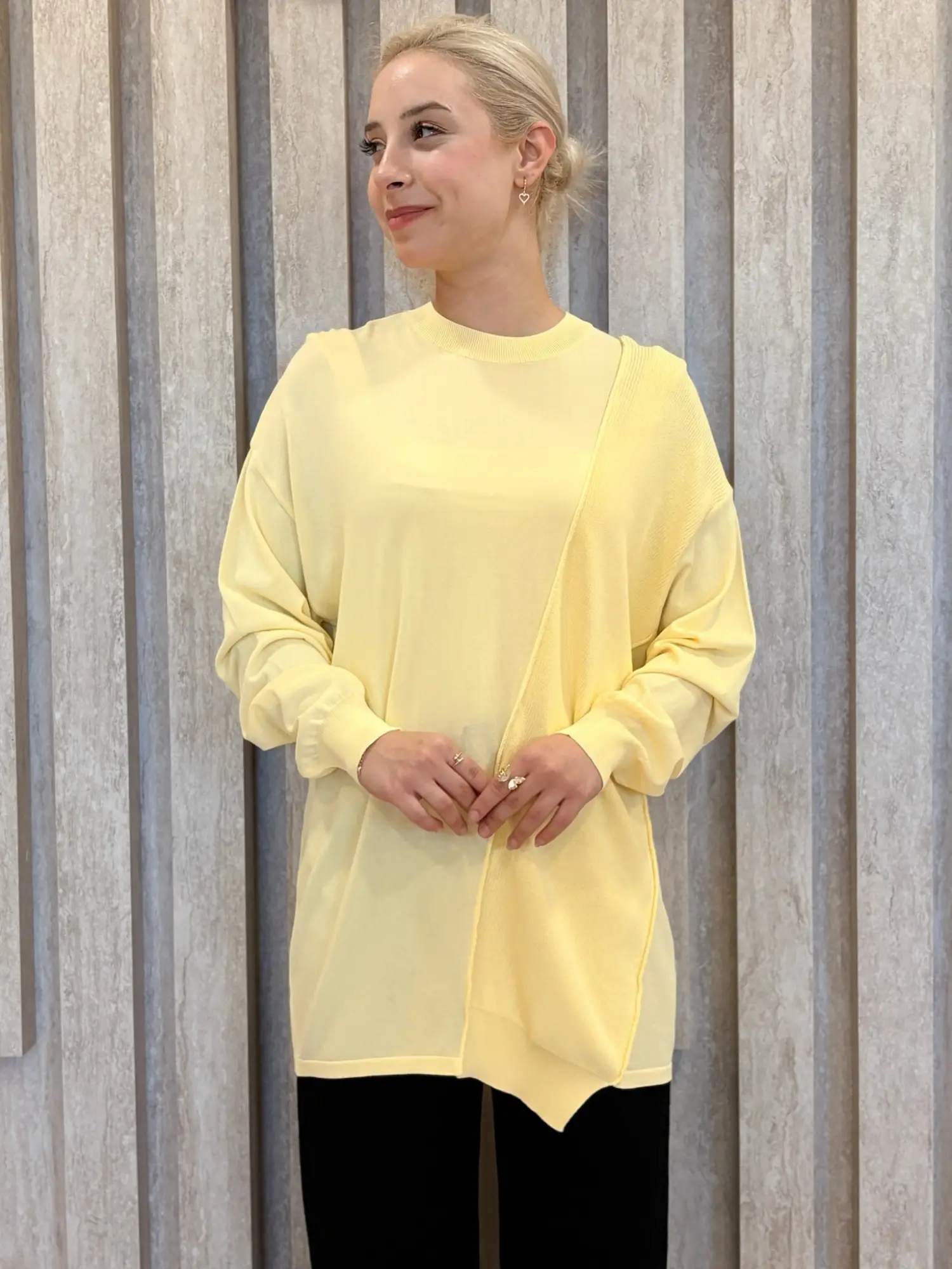 Tığ Triko Örgü Detaylı Rayon Tunik TNK21872Y