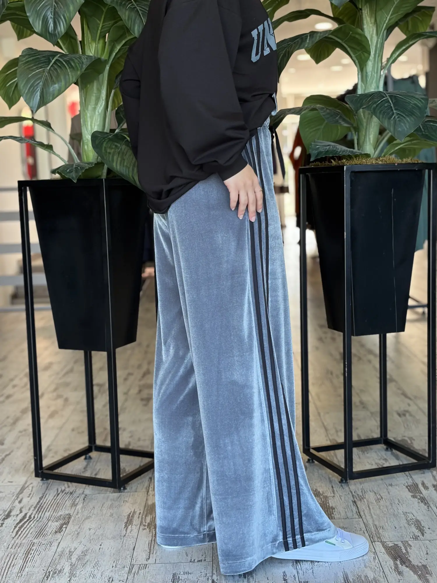 Almarwah Kadife Detaylı Sweat Pantolon Takım ALL3011