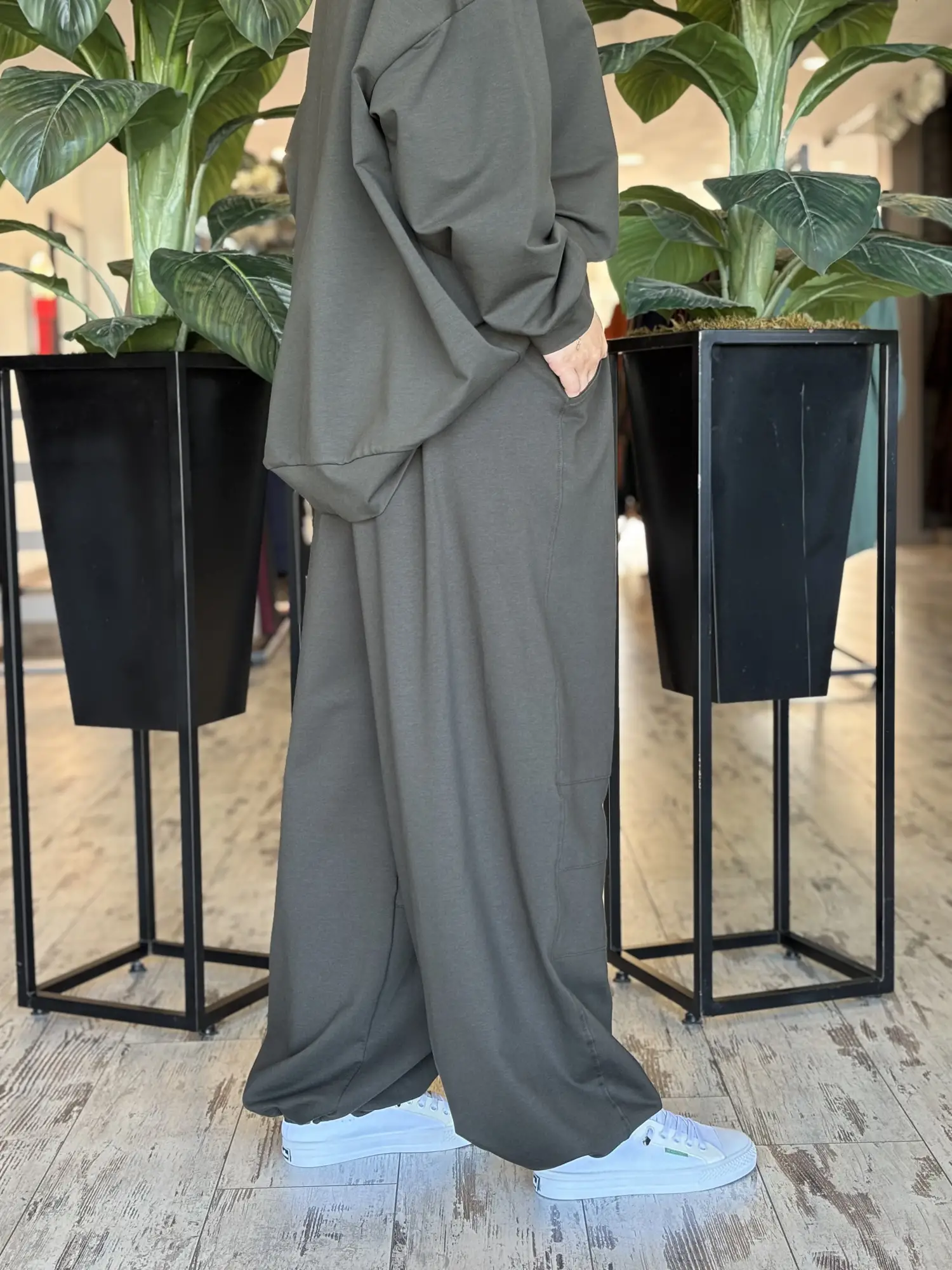 Almarwah Beli Lastikli Rahat Dikiş Detaylı Pantolon ALL9011