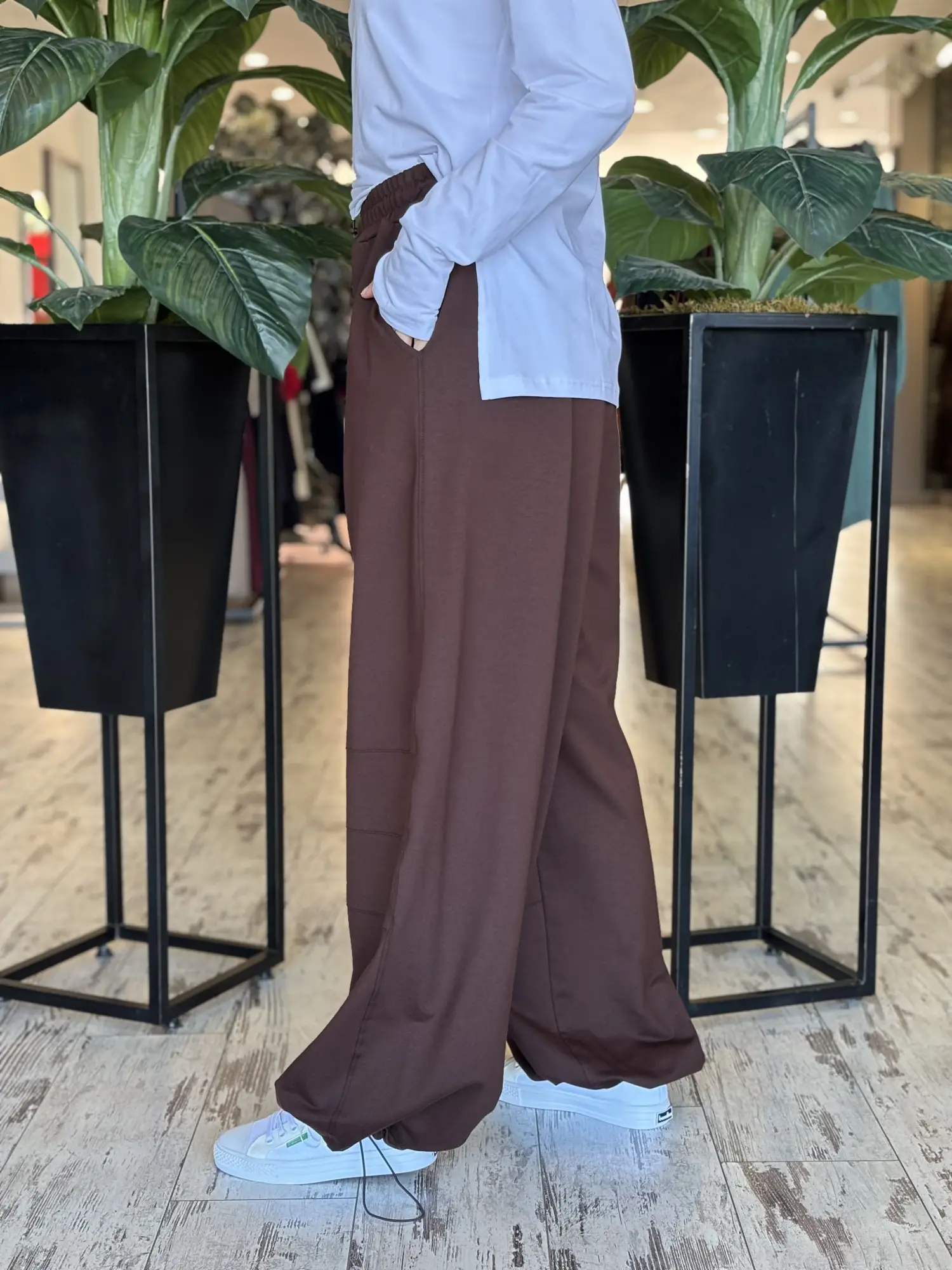Almarwah Beli Lastikli Rahat Dikiş Detaylı Pantolon ALL9011
