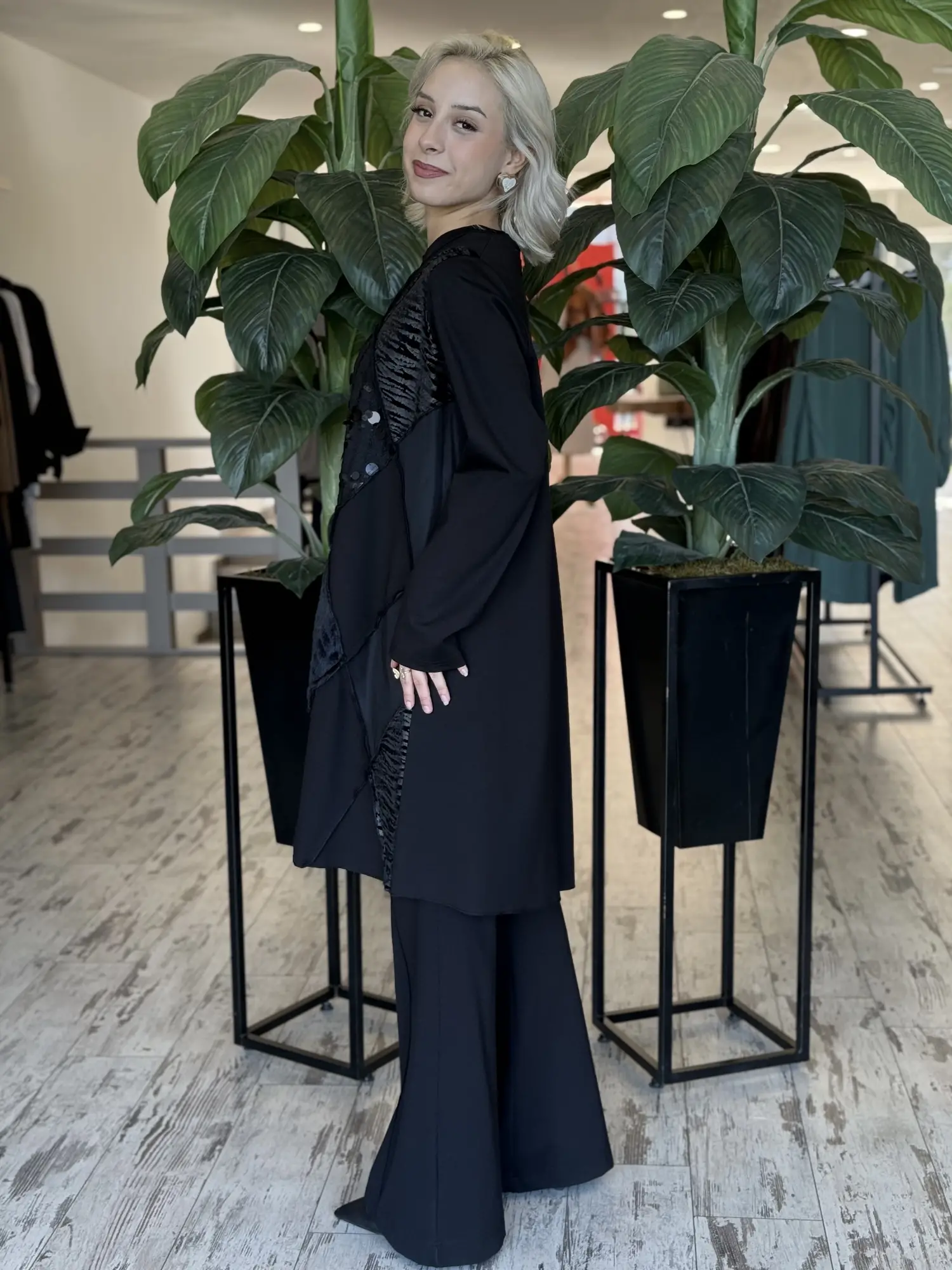 Misswhence Kumaş Kombinli Patcwork Tunik 40009