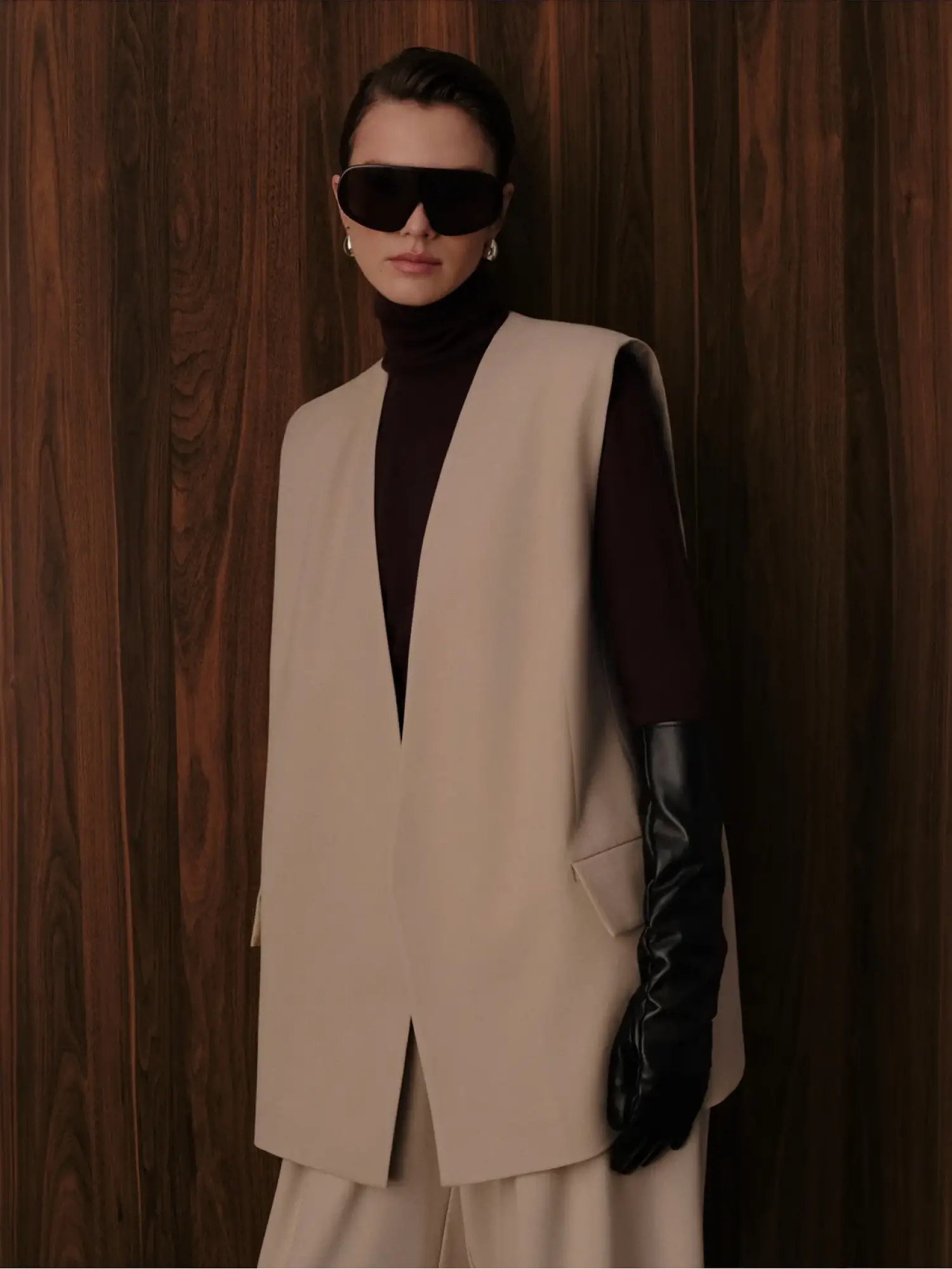 QooQ Store Sırtı Anvelop Yelek 27FW608