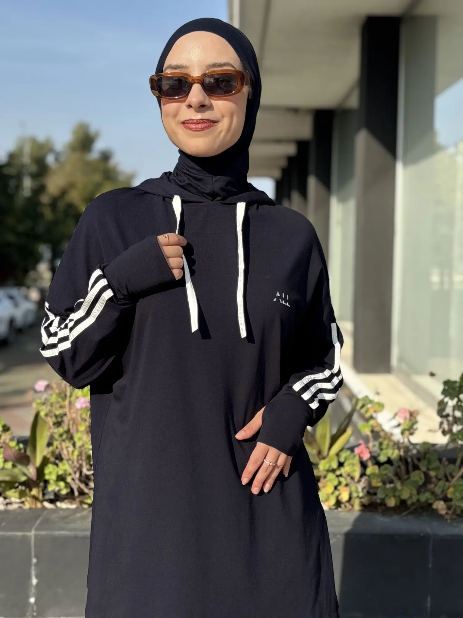 Almarwah Etek Ve Bone Kombinli Penye Spor Takım ALL3018