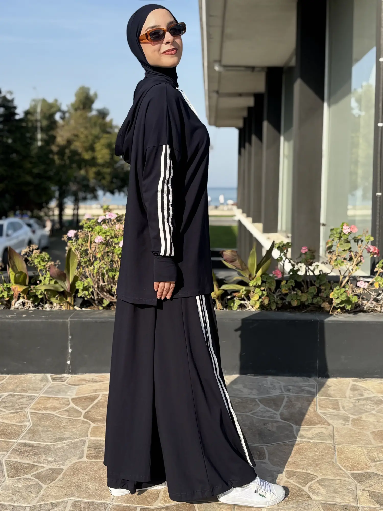 Almarwah Etek Ve Bone Kombinli Penye Spor Takım ALL3018