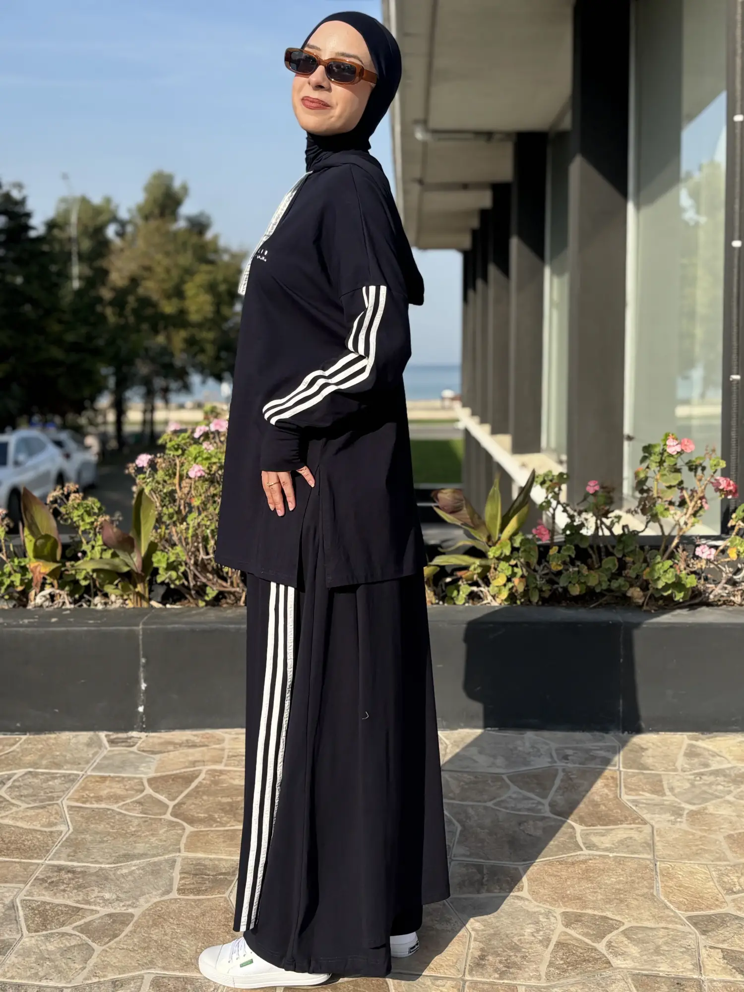Almarwah Etek Ve Bone Kombinli Penye Spor Takım ALL3018