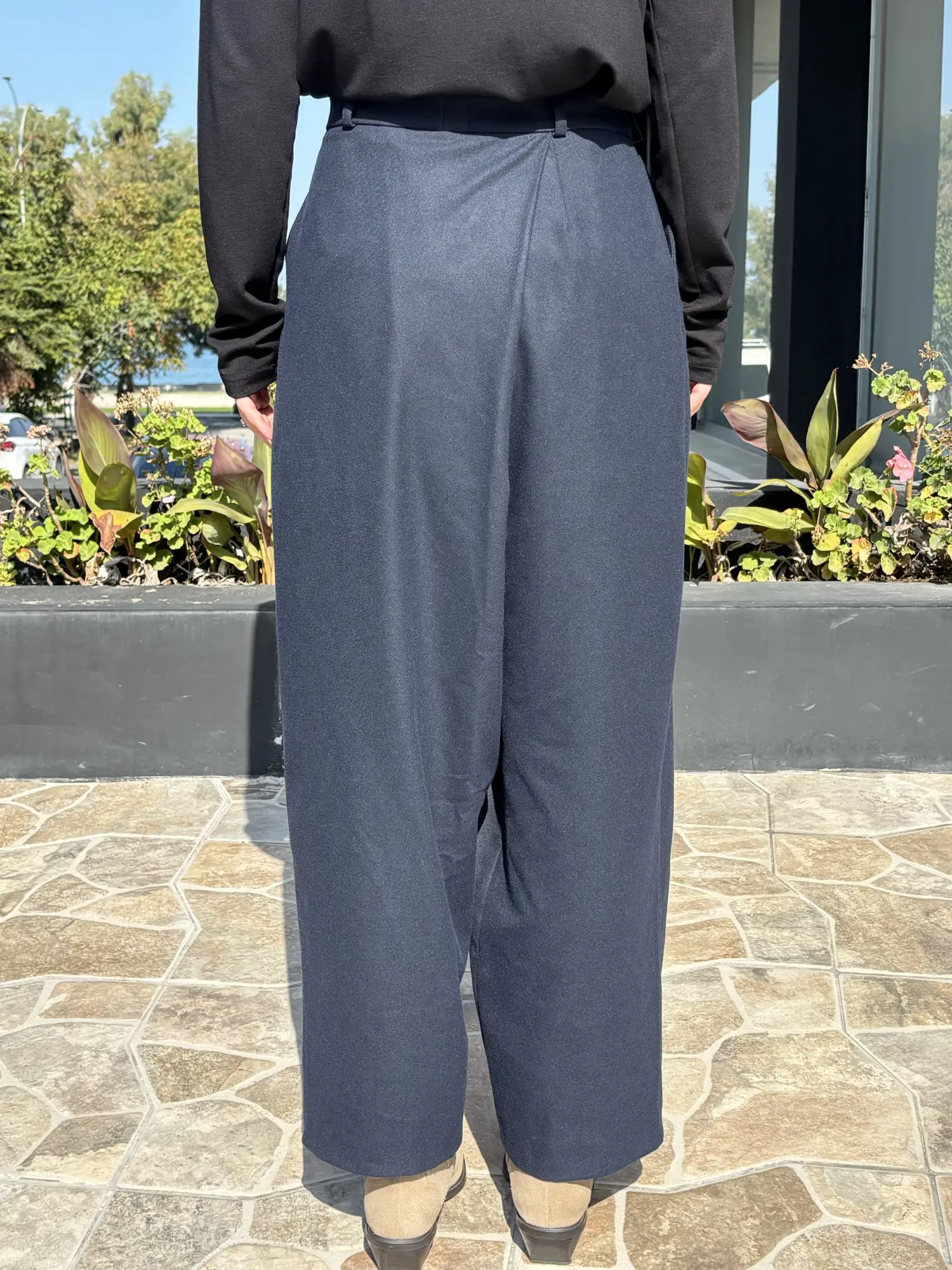 QooQ Store Önü Pile Detaylı Anvelop Pantolon 27FW303