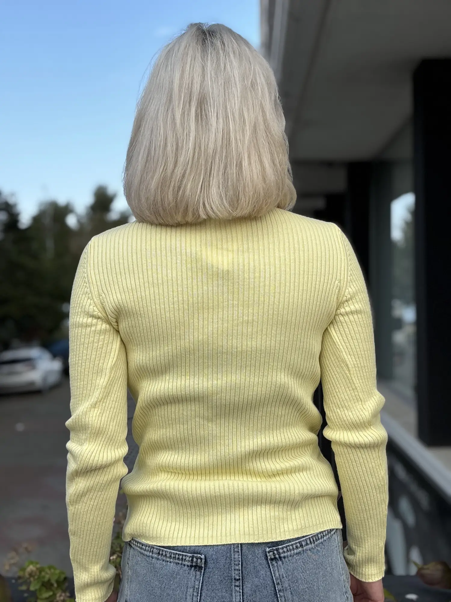 QooQ Store Düğme Detaylı Fitilli Triko Bluz 27FW229