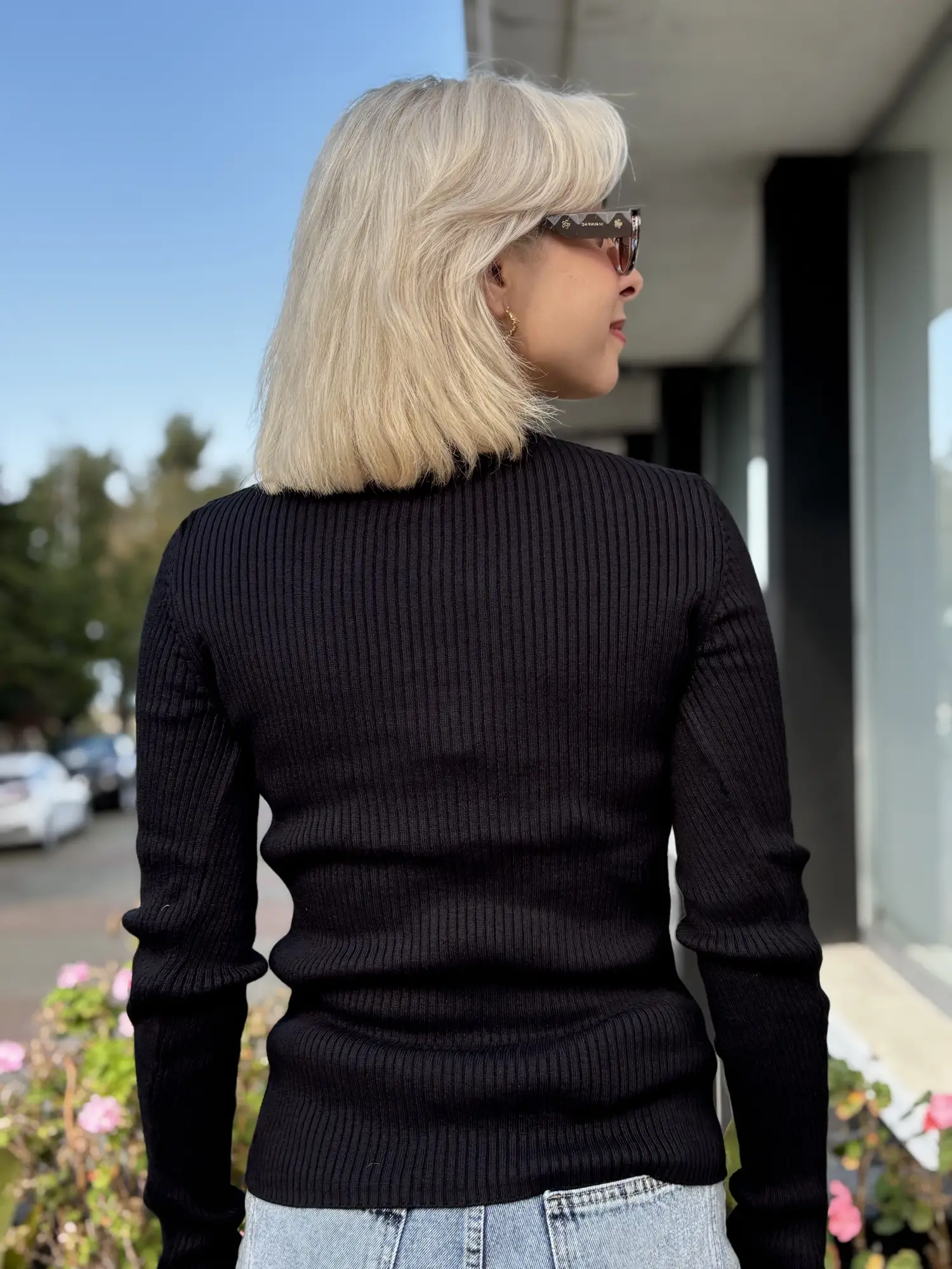 QooQ Store Düğme Detaylı Fitilli Triko Bluz 27FW229