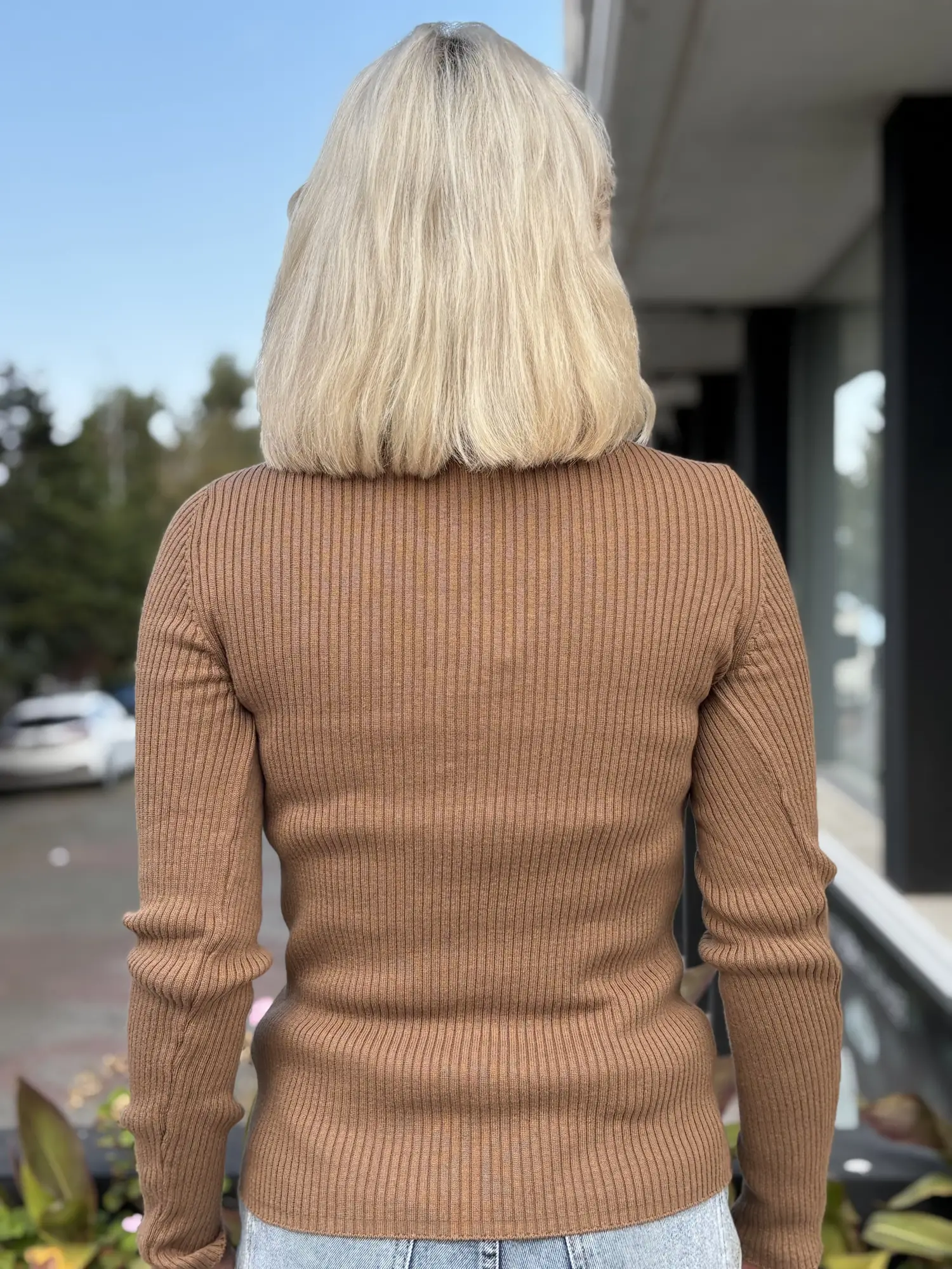 QooQ Store Düğme Detaylı Fitilli Triko Bluz 27FW229