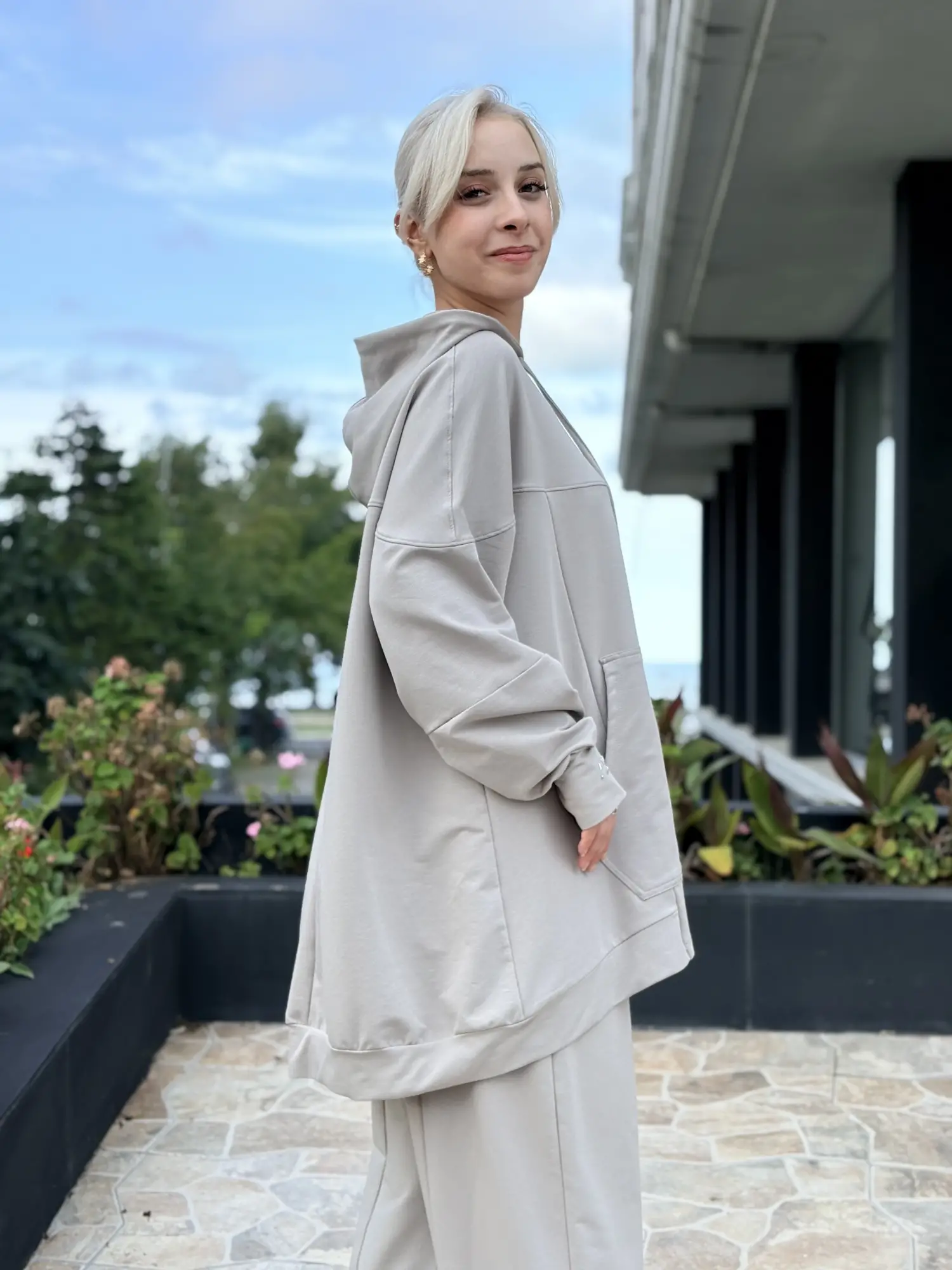 Almarwah Spor Dikiş Detaylı Sweat Pantolon Takım ALL3000