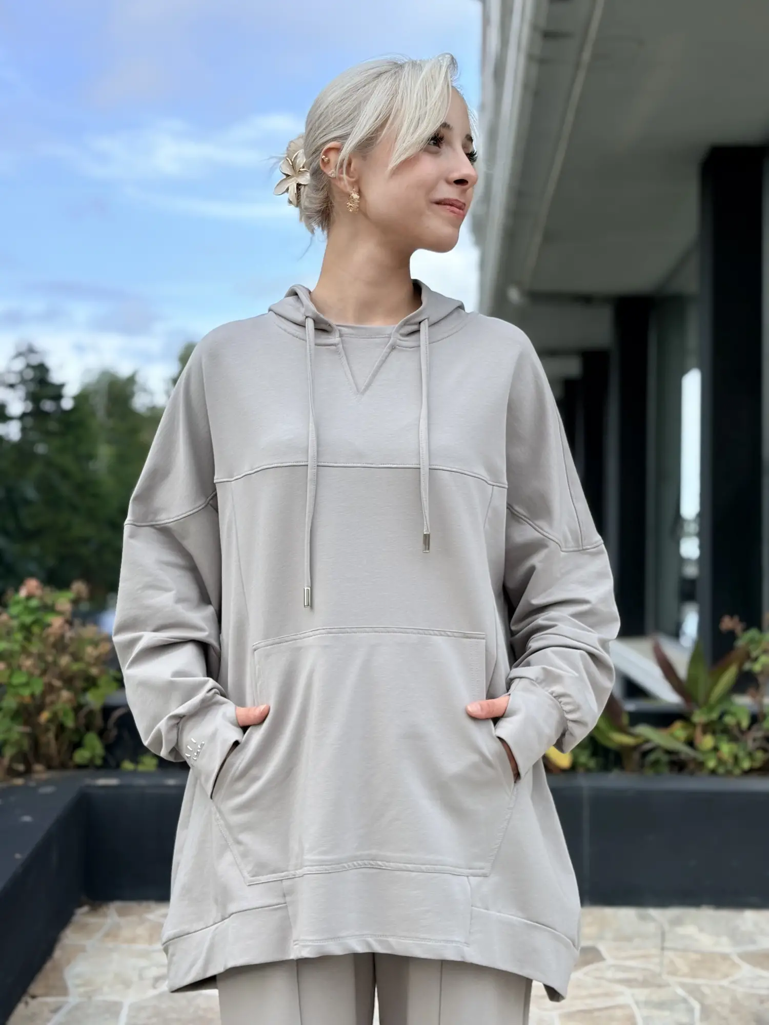 Almarwah Spor Dikiş Detaylı Sweat Pantolon Takım ALL3000