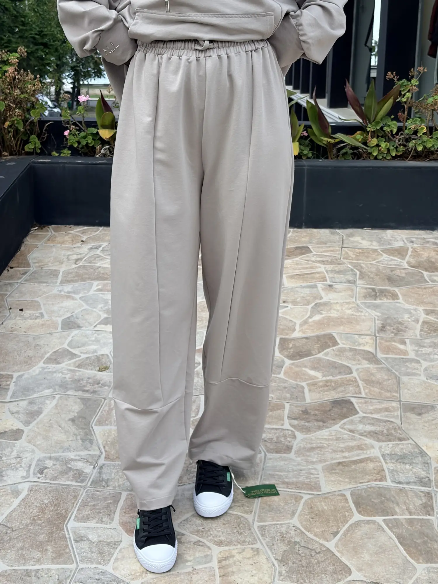 Almarwah Spor Dikiş Detaylı Sweat Pantolon Takım ALL3000