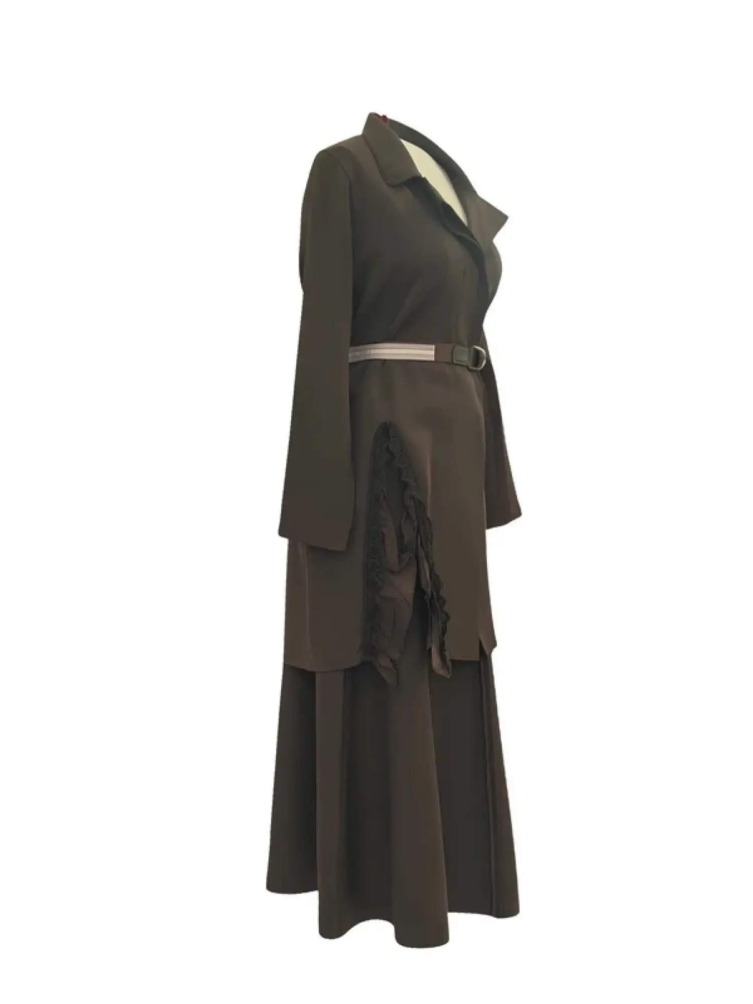 Misswhence Fırfır Detaylı Triko Ceket/Tunik 40208