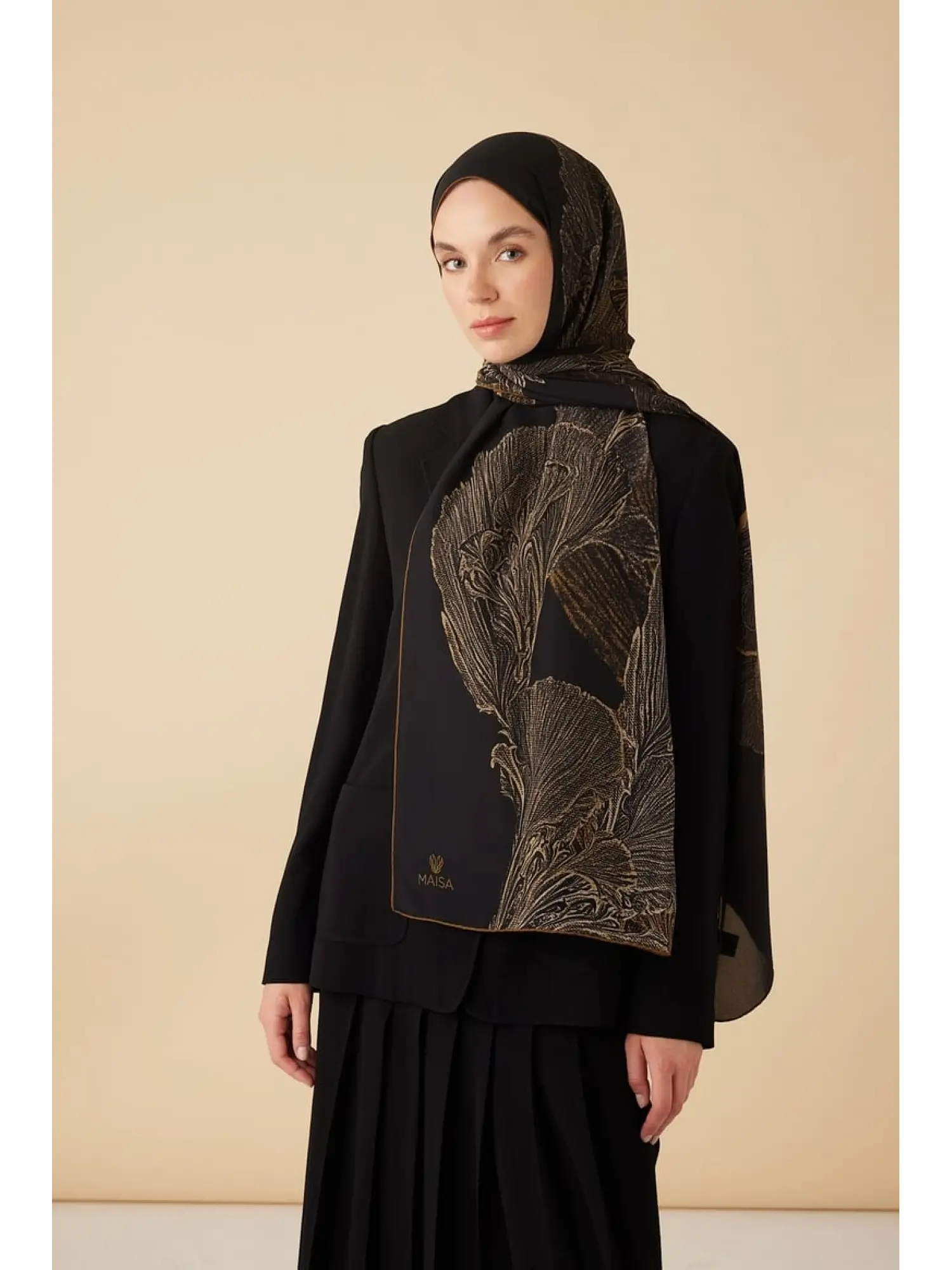Maisa Ruba Krep İpek Şal 70x190