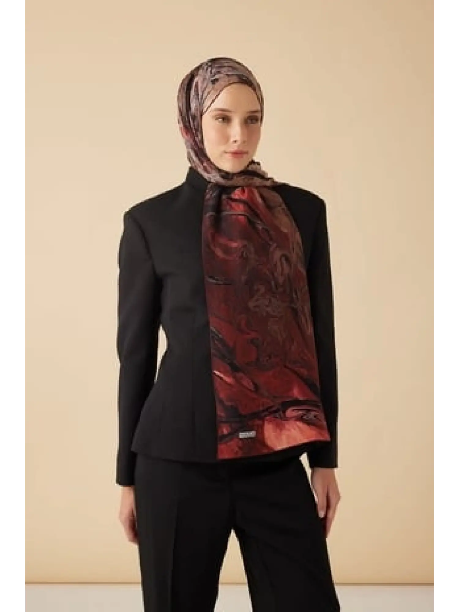 Maisa Nefes Krep İpek Şal 70x190