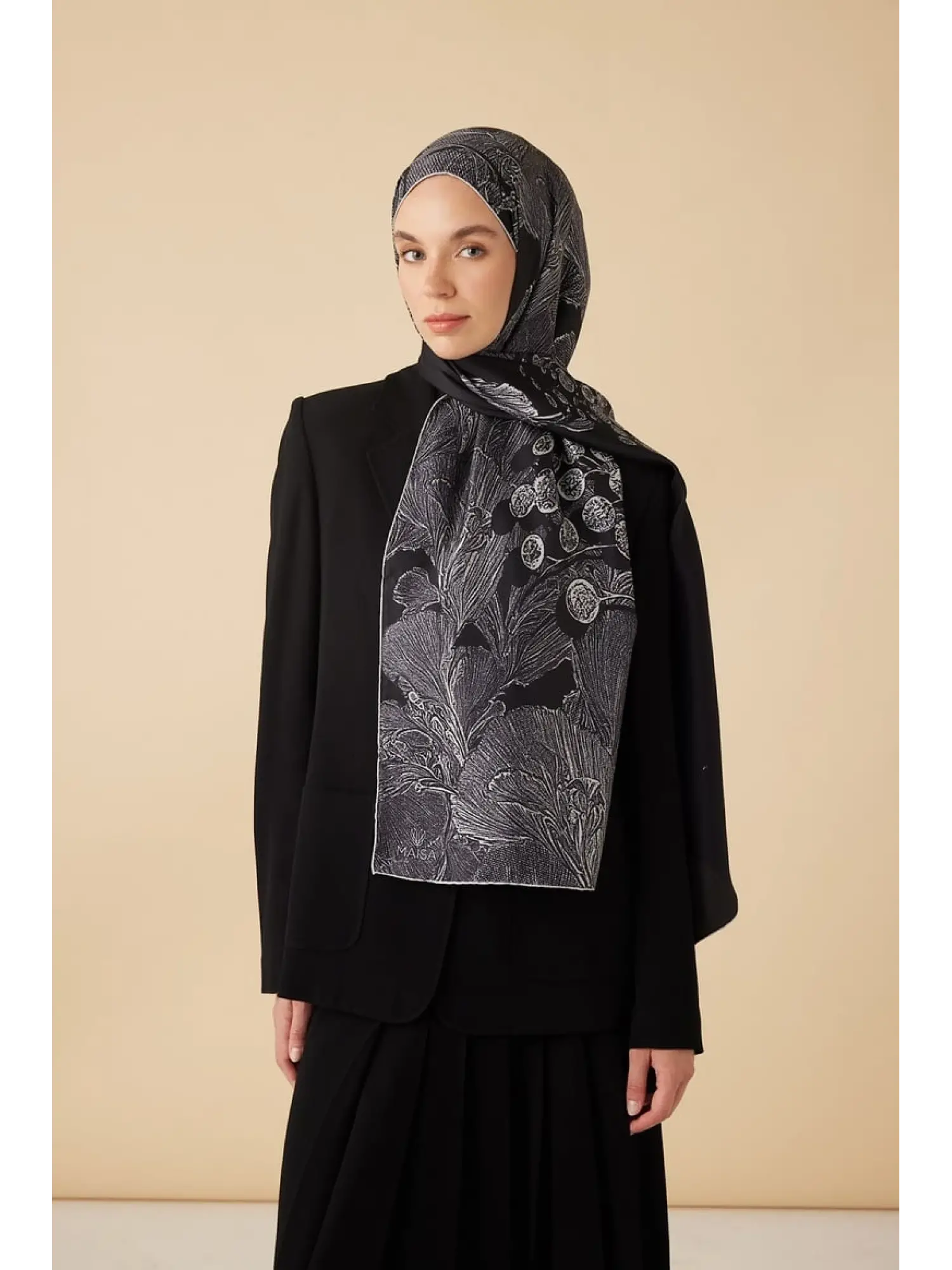 Maisa Efna Mulberry İpek Şal 70x190