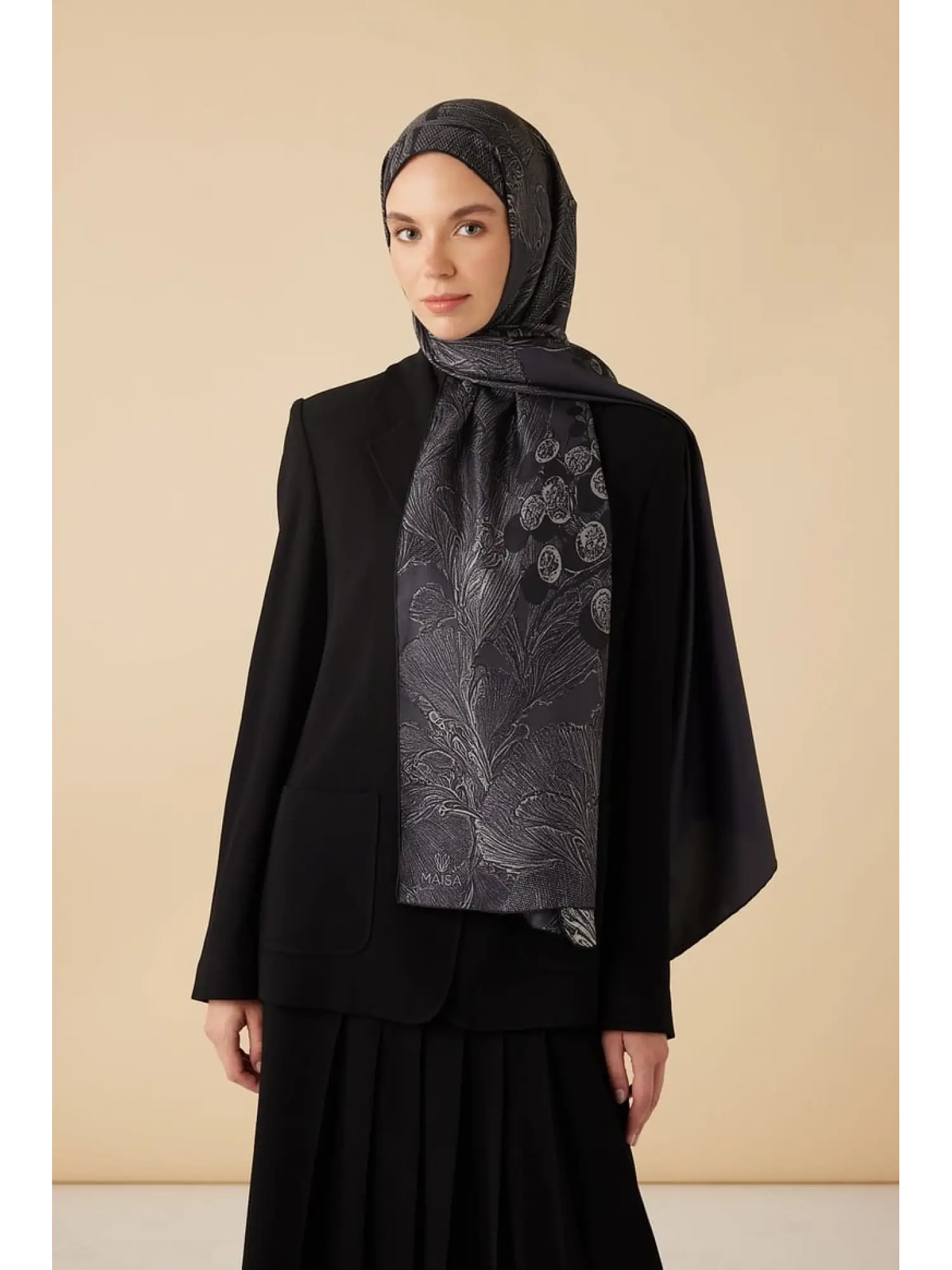 Maisa Efna Mulberry İpek Şal 70x190