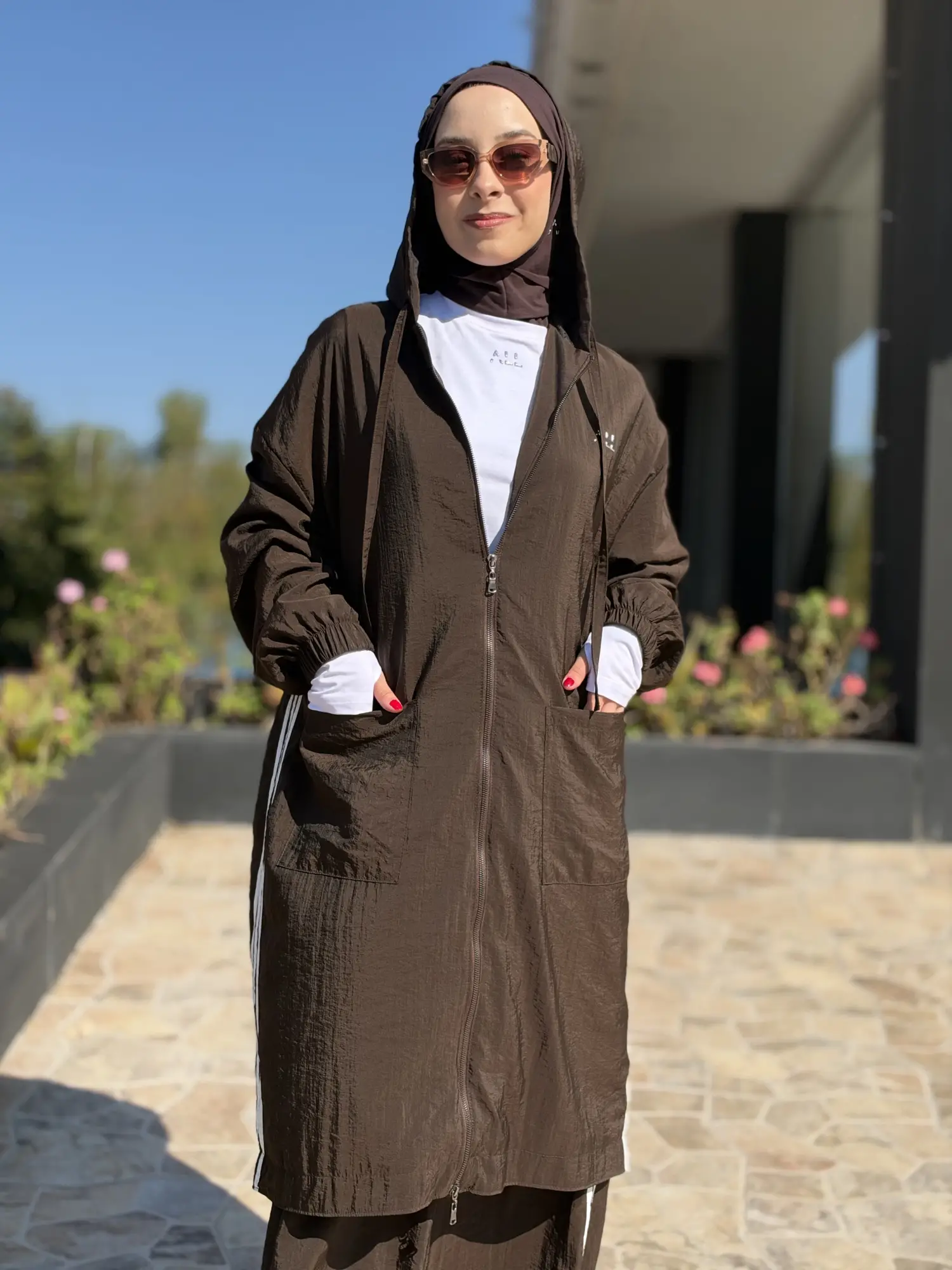 Almarwah Cep Ve Kontrast Biye Detaylı Kap ALL7013