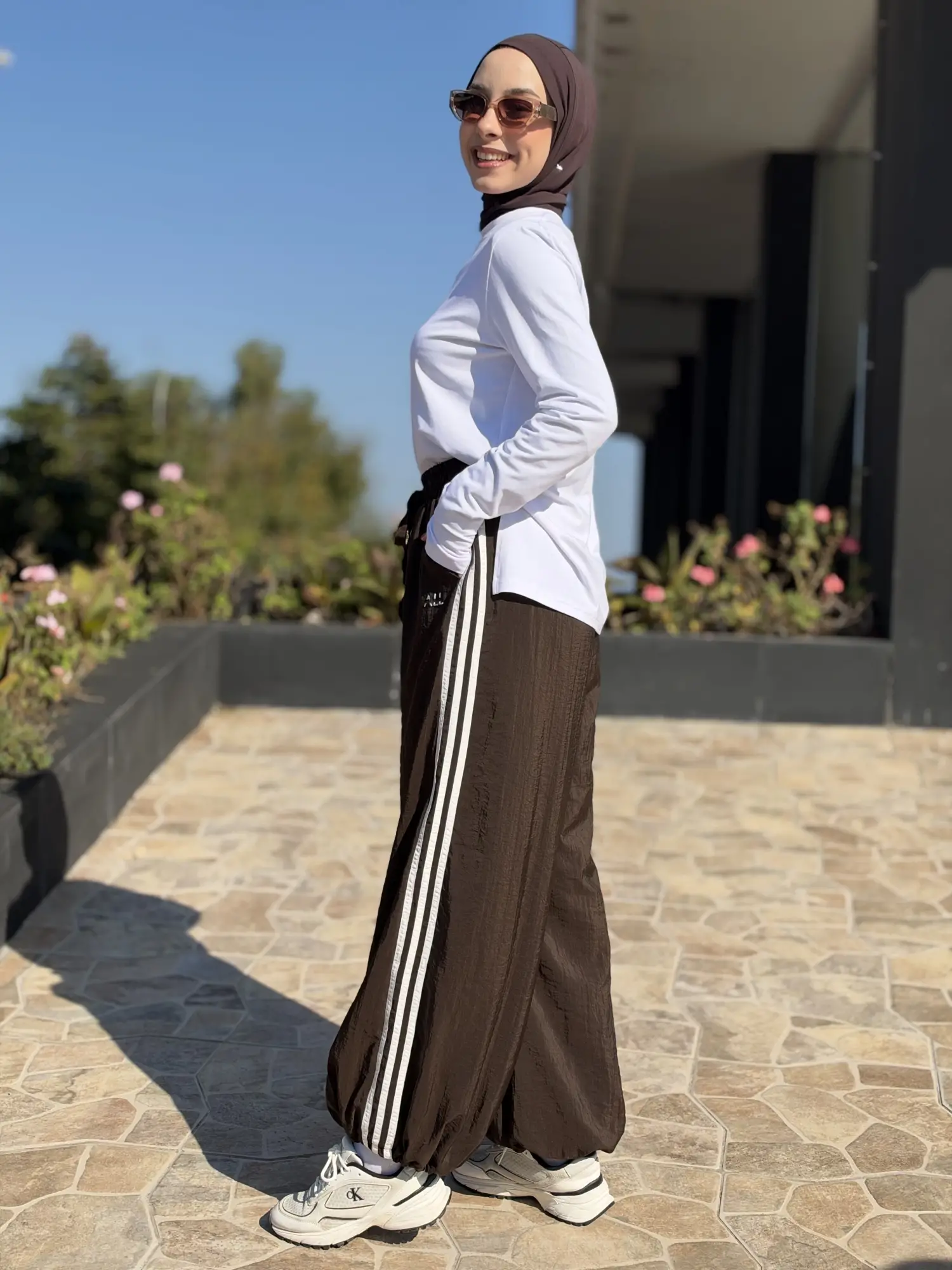 Almarwah Kontrast Biye Detaylı Spor Pantolon ALL9013
