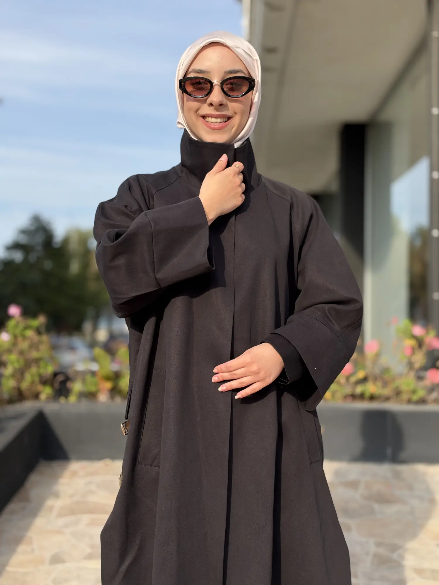 Kahma Düğme Ve Kemer Detaylı Trenchkot