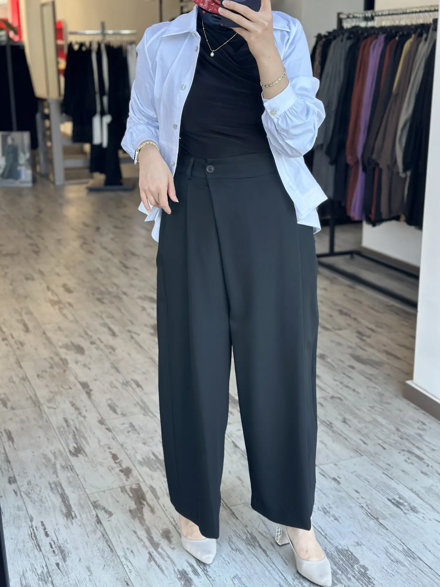 Almarwah Beli Lastikli Cepli Anvelop Pantolon 606099