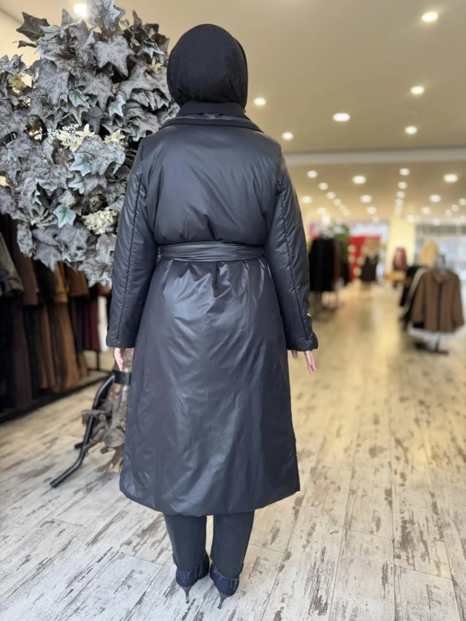 Almarwah Cep Ve Kuşak Detaylı Şişme Mont 505286