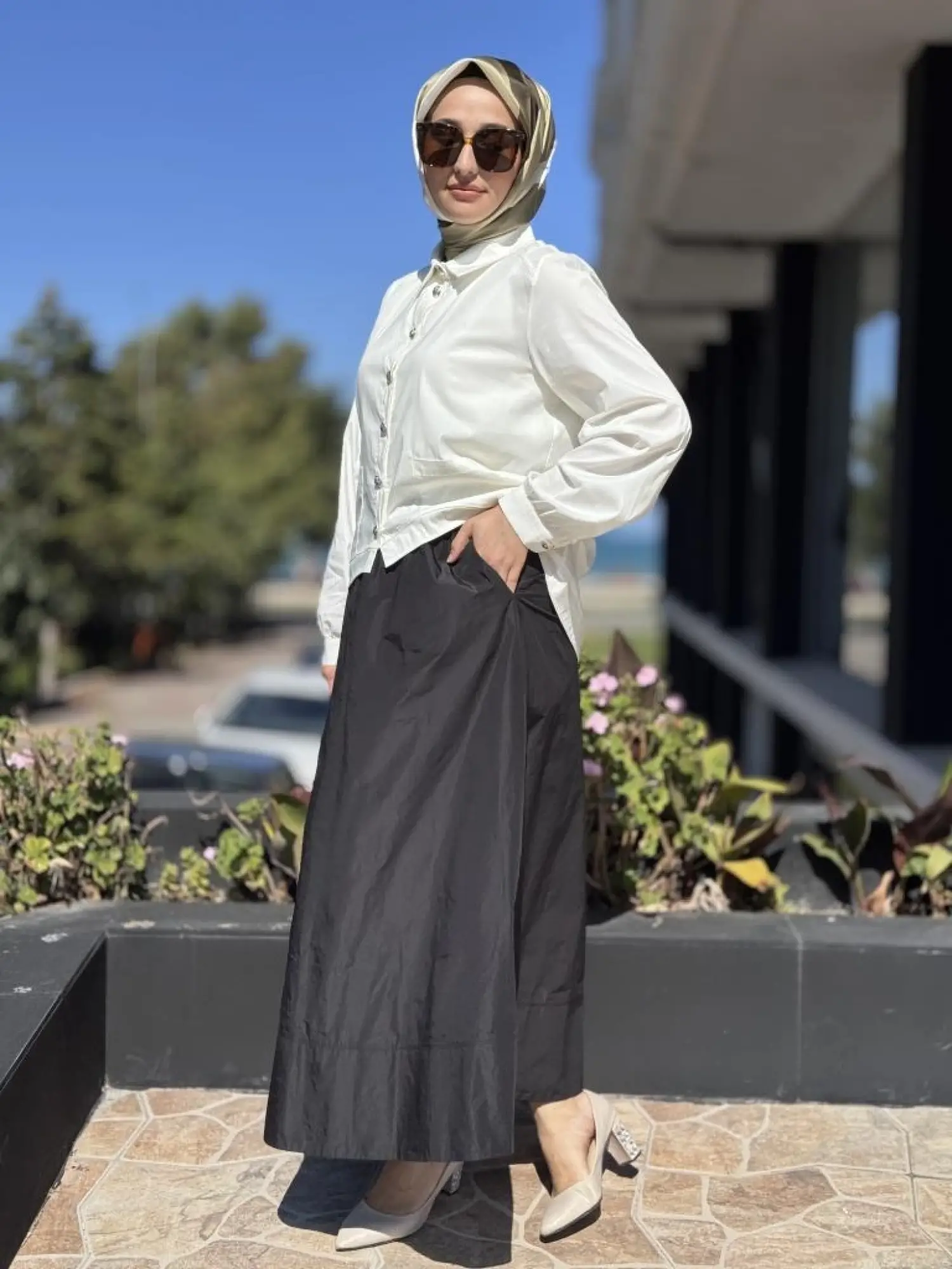 Almarwah Cepli Paraşüt Kumaş Etek 806468