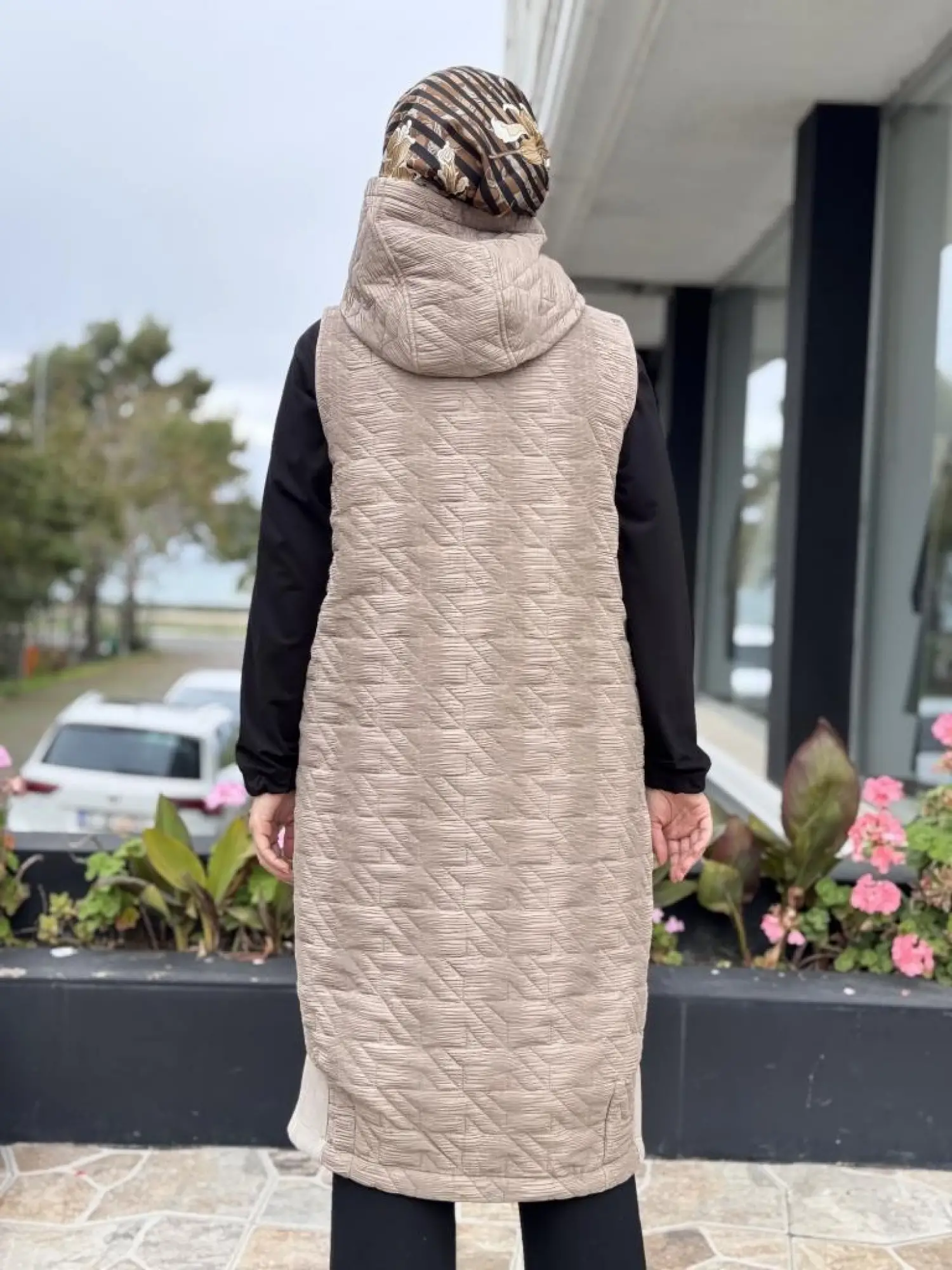 Almarwah Çıtçıt Kapamalı Cepli Kapitone Yelek 505329