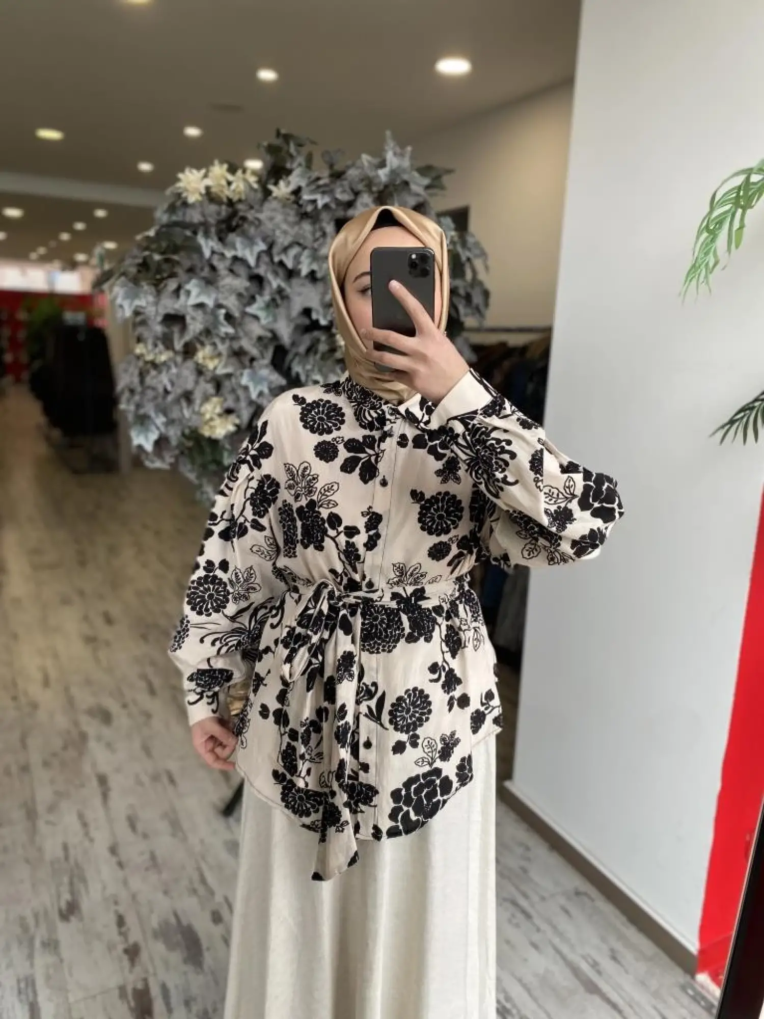 Almarwah Desenli Gömlek 101983