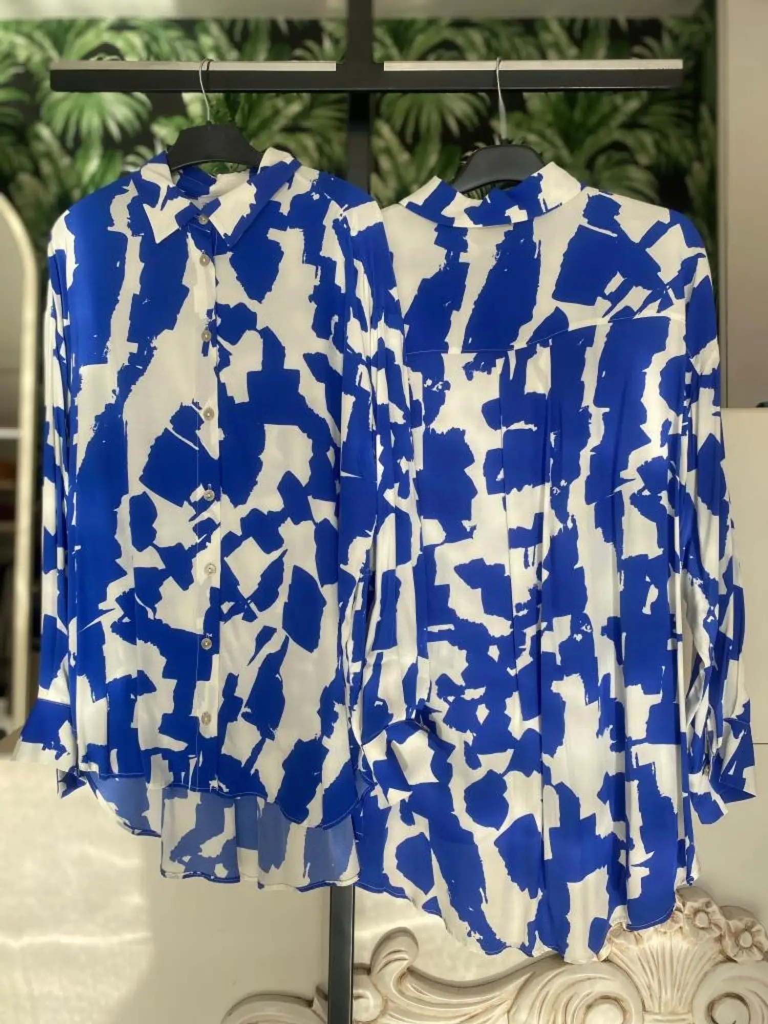 Almarwah Desenli Viscon Gömlek 101958