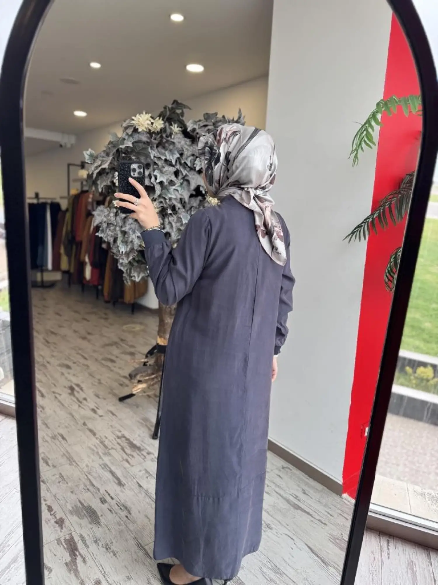 Almarwah Drape Detaylı Liosel Elbise 303809