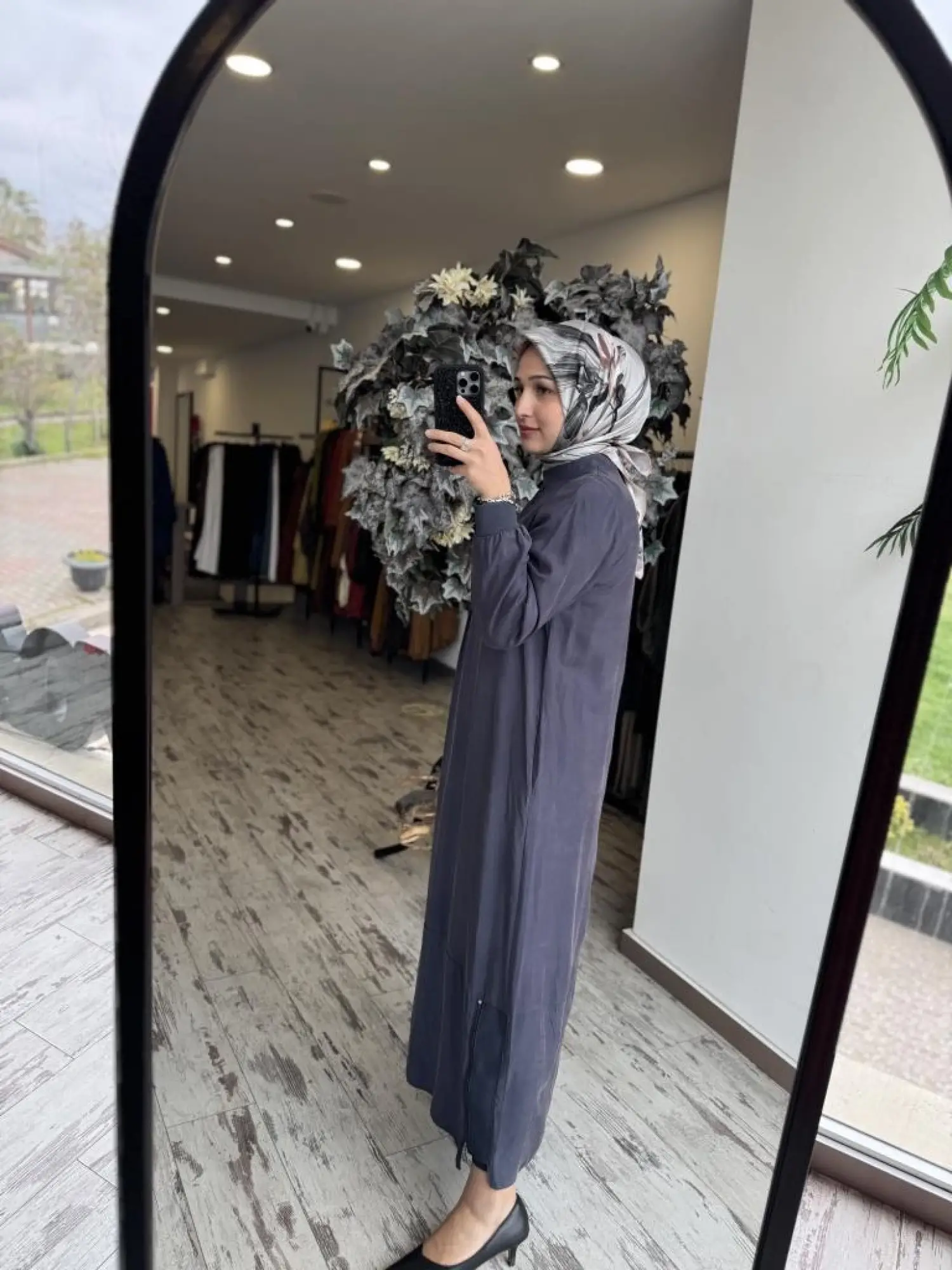 Almarwah Drape Detaylı Liosel Elbise 303809