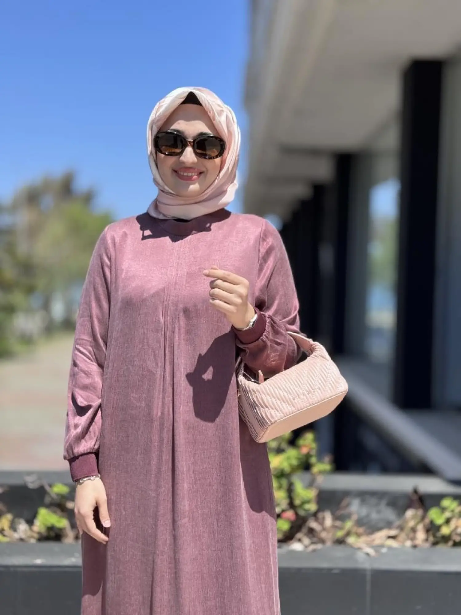 Almarwah Drape Detaylı Liosel Elbise 303809