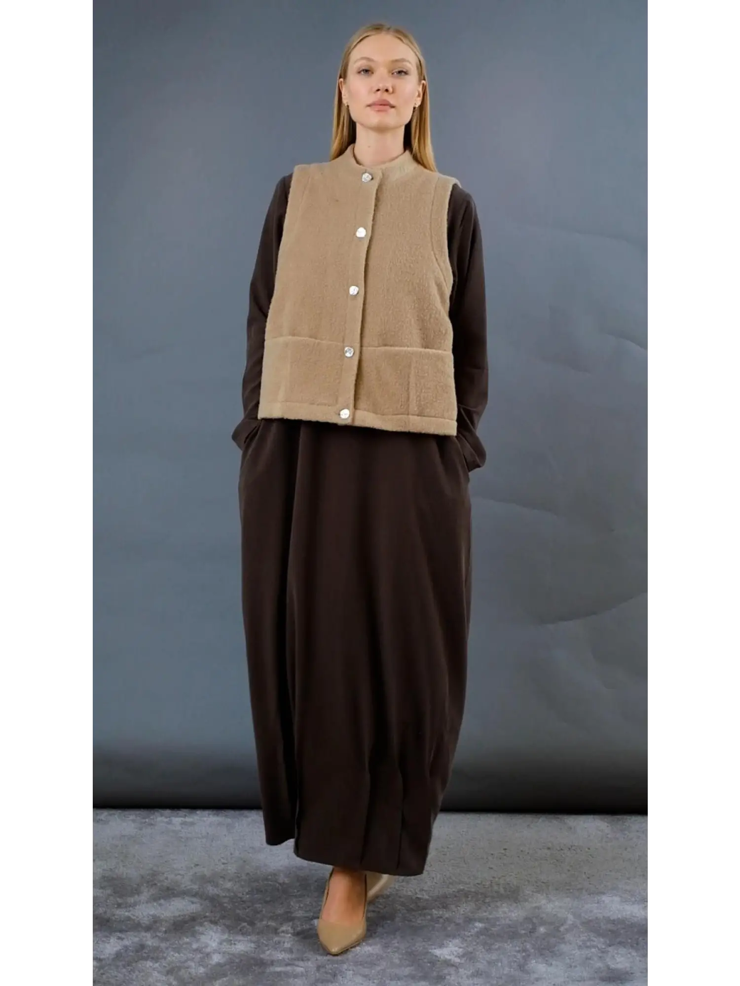 Almarwah Düz Cepli Elbise 303791