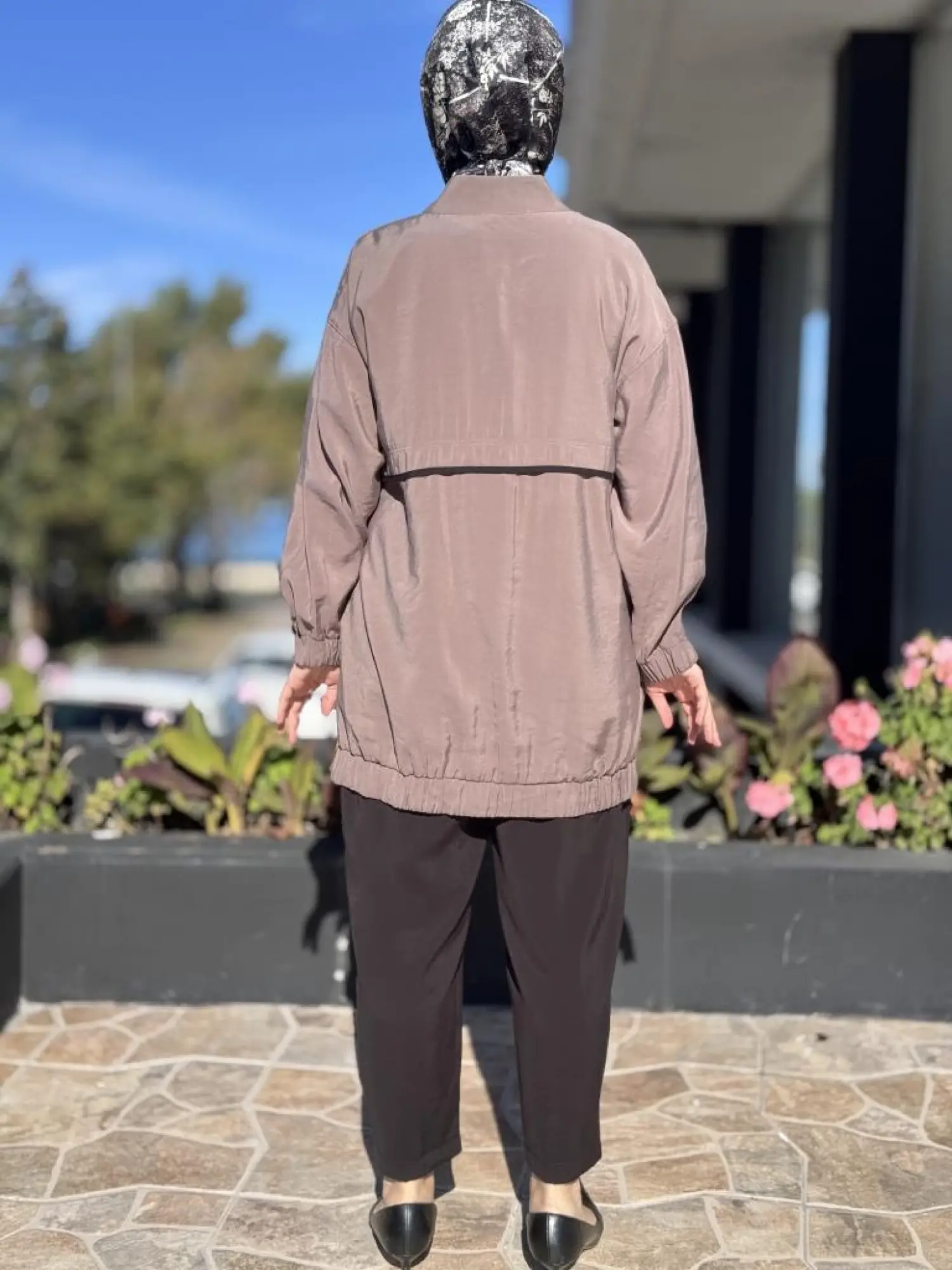 Almarwah Fermuarlı Tencel Kap Pantolon Takım 202925