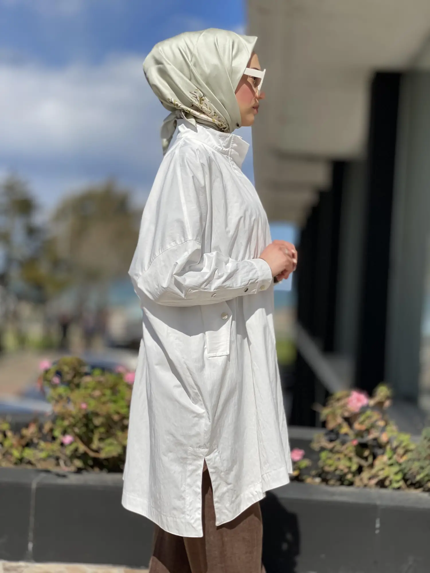 Almarwah Fermuarlı Tencel Paraşüt Kap 404819