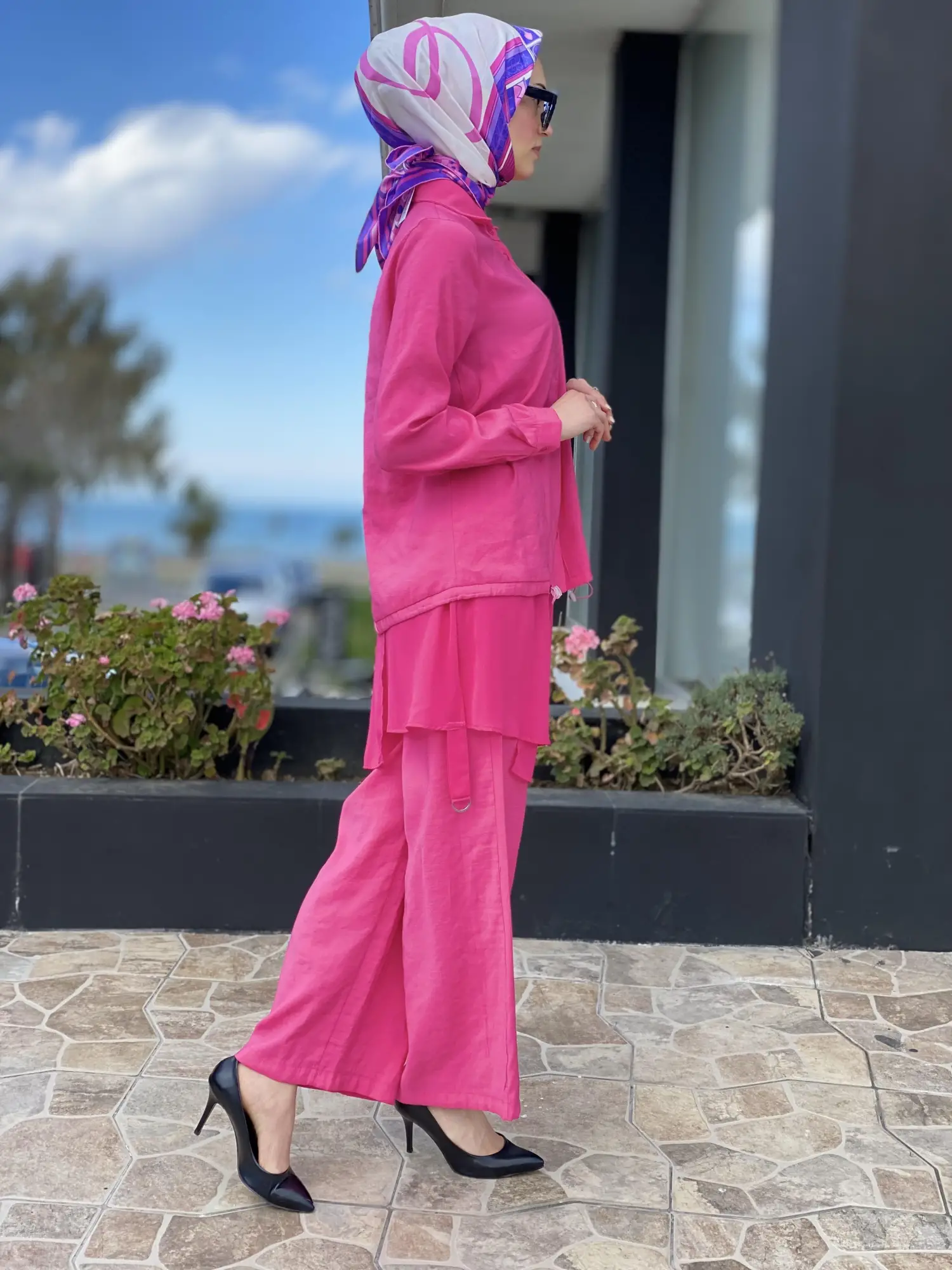 Almarwah Gömlek Pantolon Etekli Takım 202557