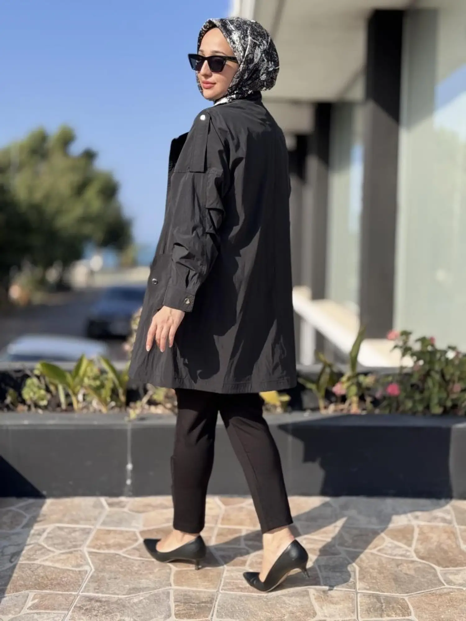 Almarwah Hakim Yaka Apoletli Yağmurluk/ Kap 404987