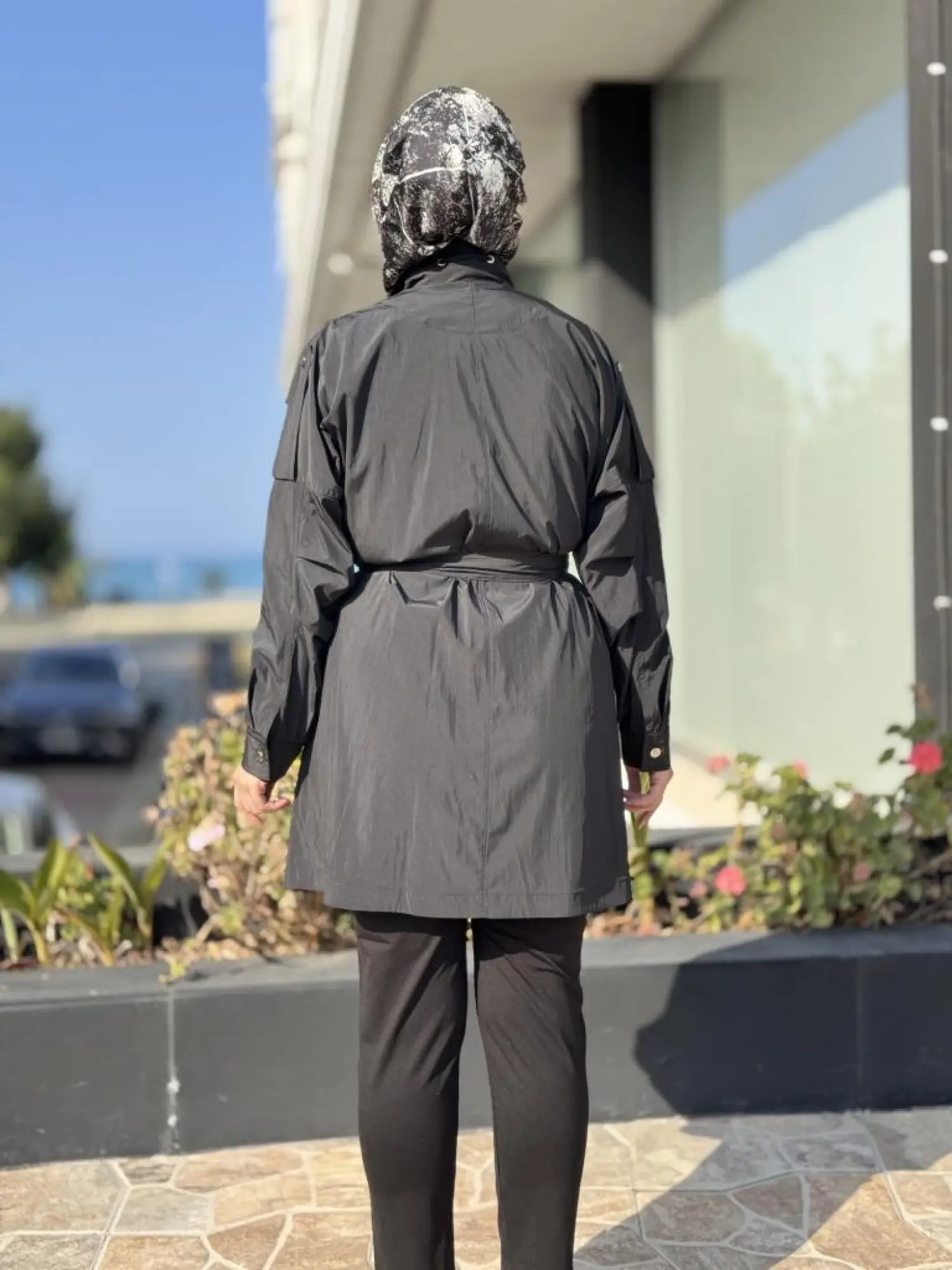 Almarwah Hakim Yaka Apoletli Yağmurluk/ Kap 404987